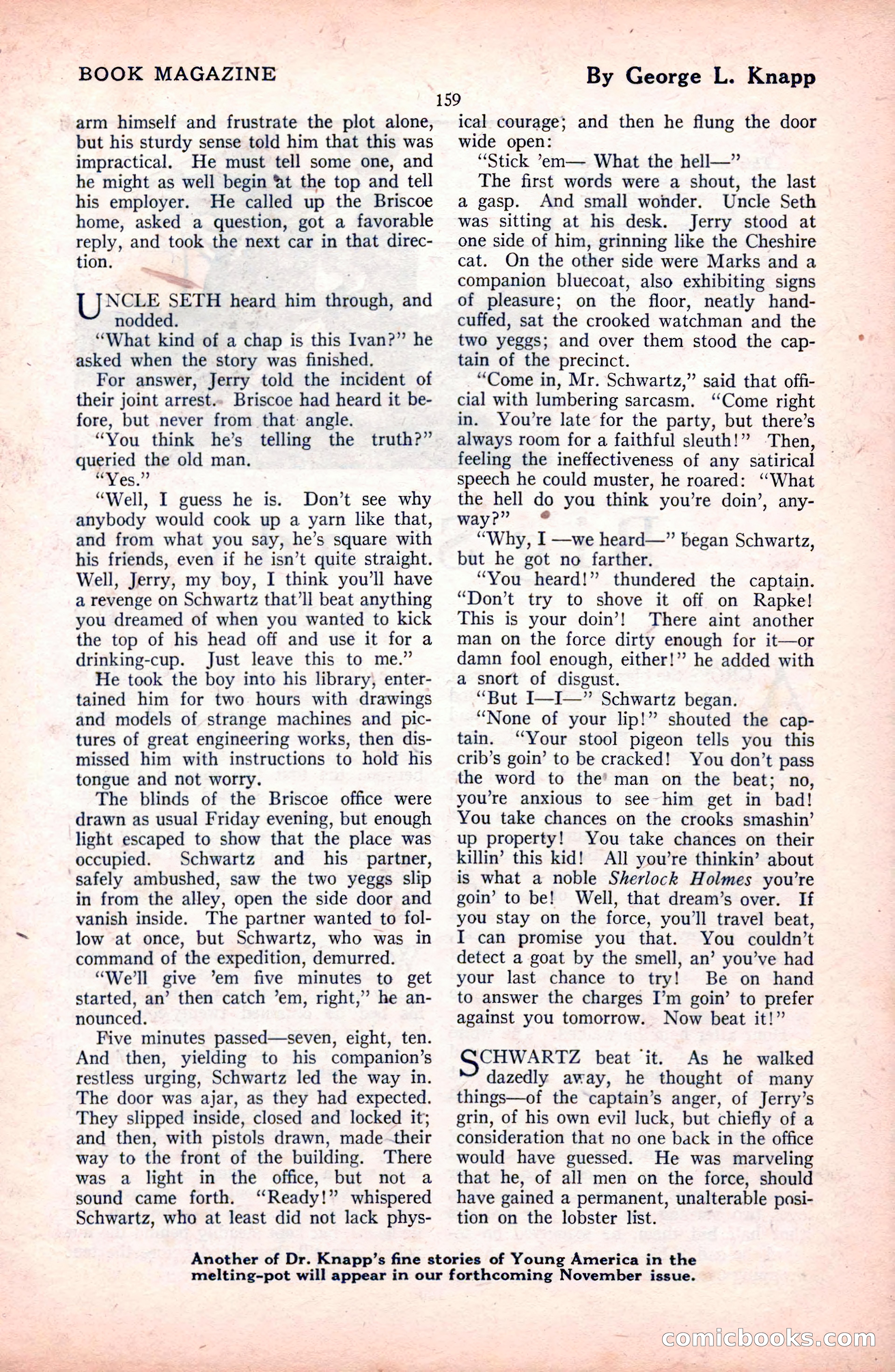 The Blue Book Magazine, October 1922 — page 165 of 212