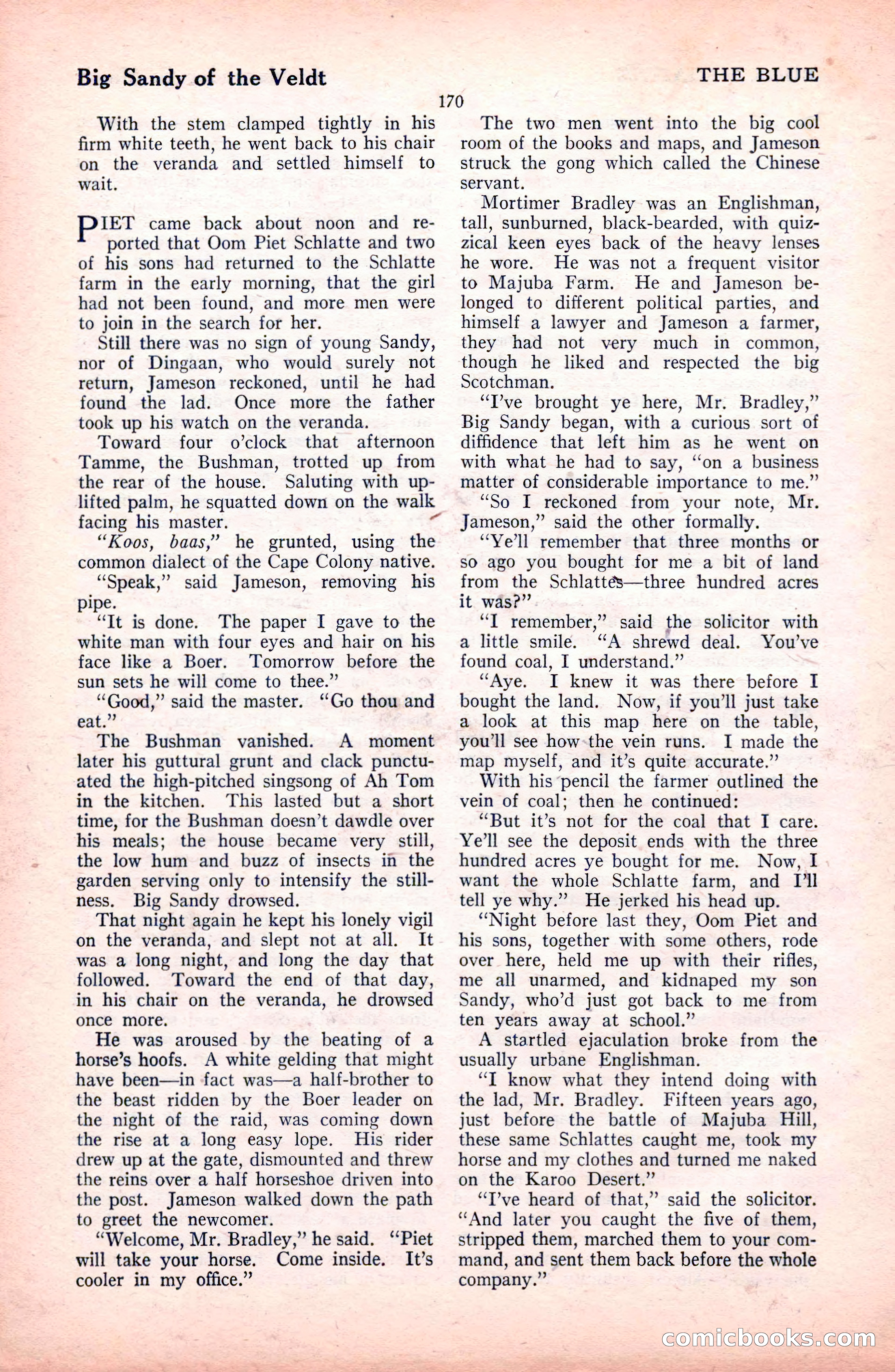 The Blue Book Magazine, October 1922 — page 176 of 212