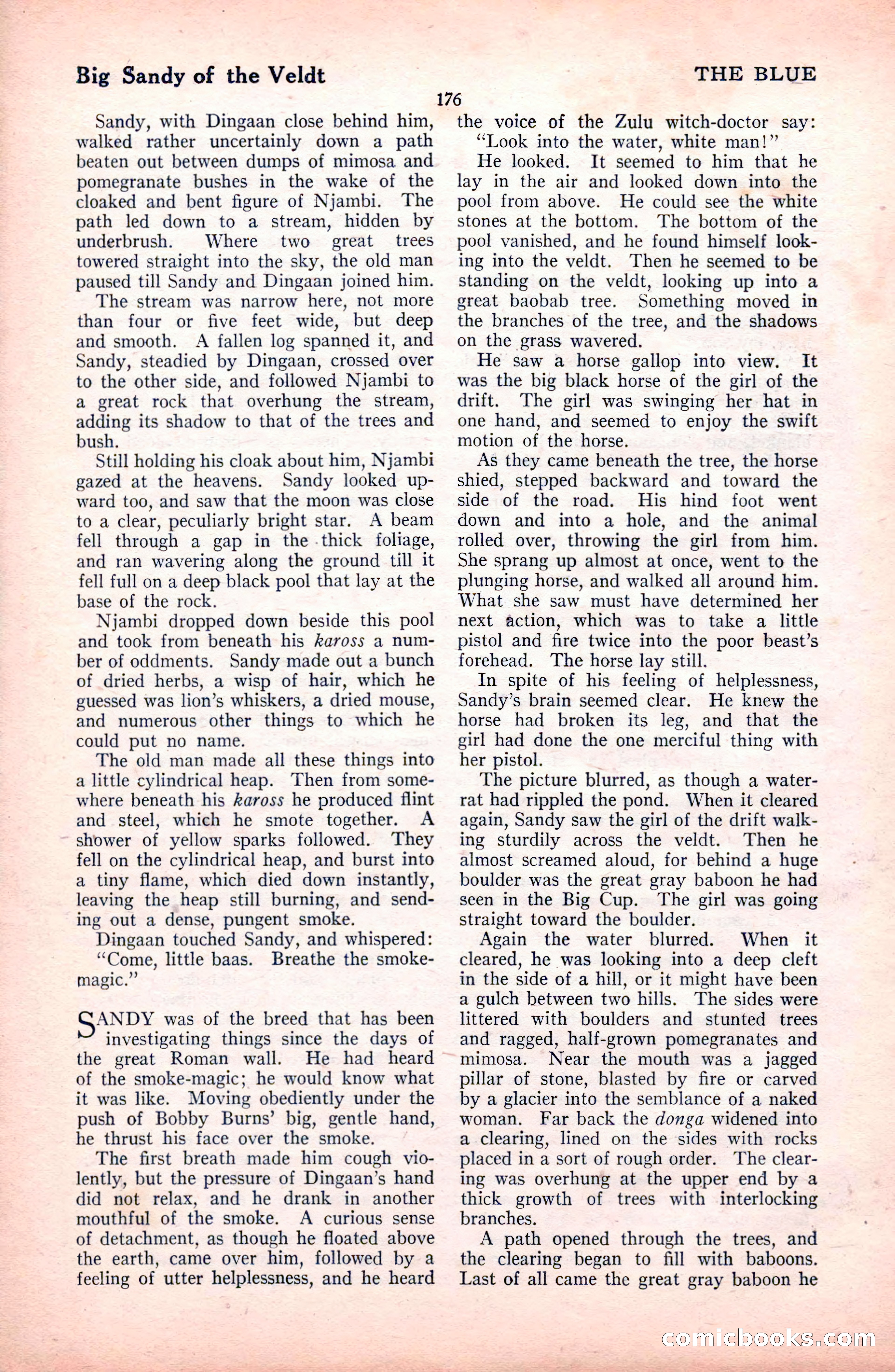 The Blue Book Magazine, October 1922 — page 182 of 212
