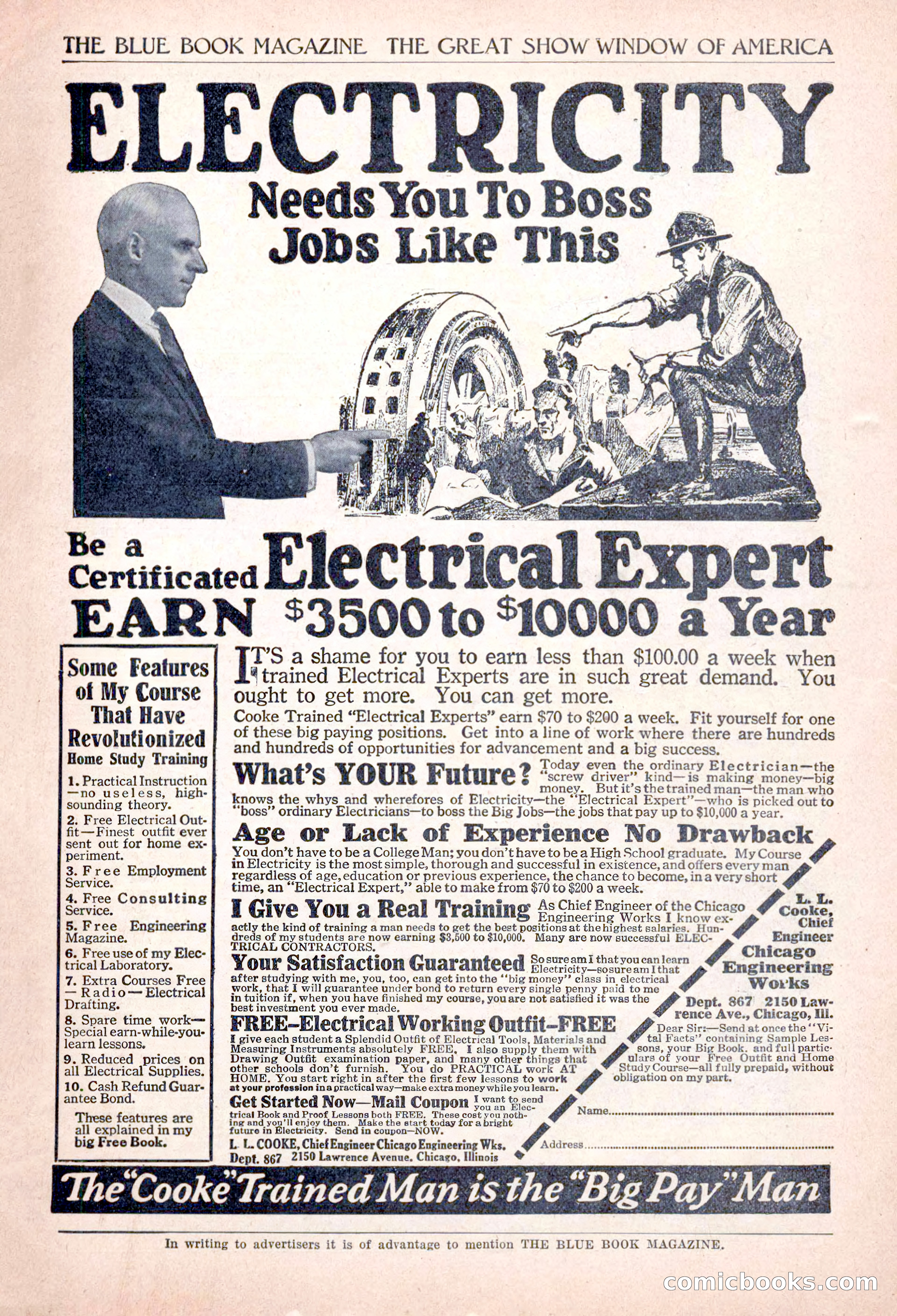 The Blue Book Magazine, October 1922 — page 203 of 212