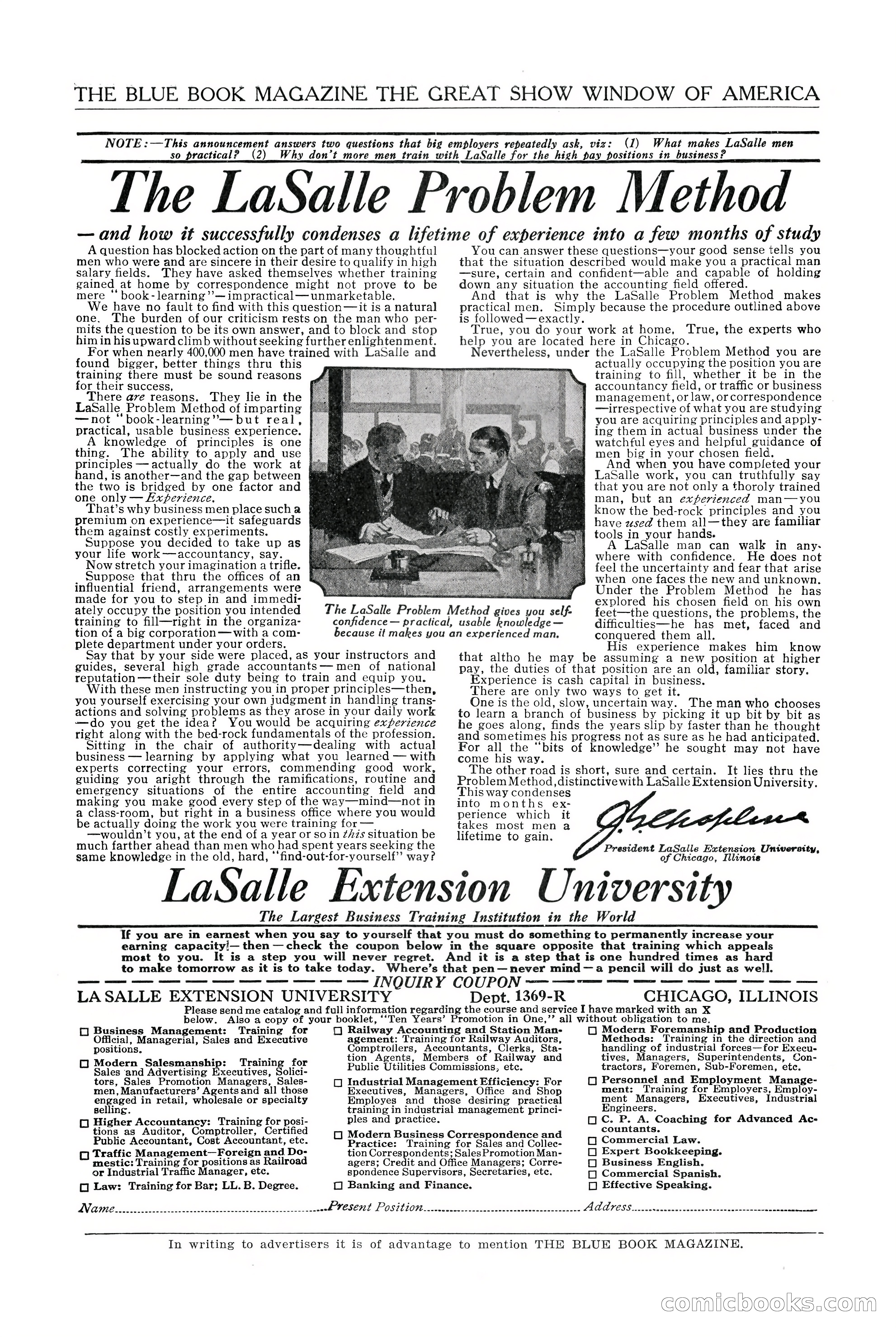 The Blue Book Magazine, January 1923 — page 6 of 212
