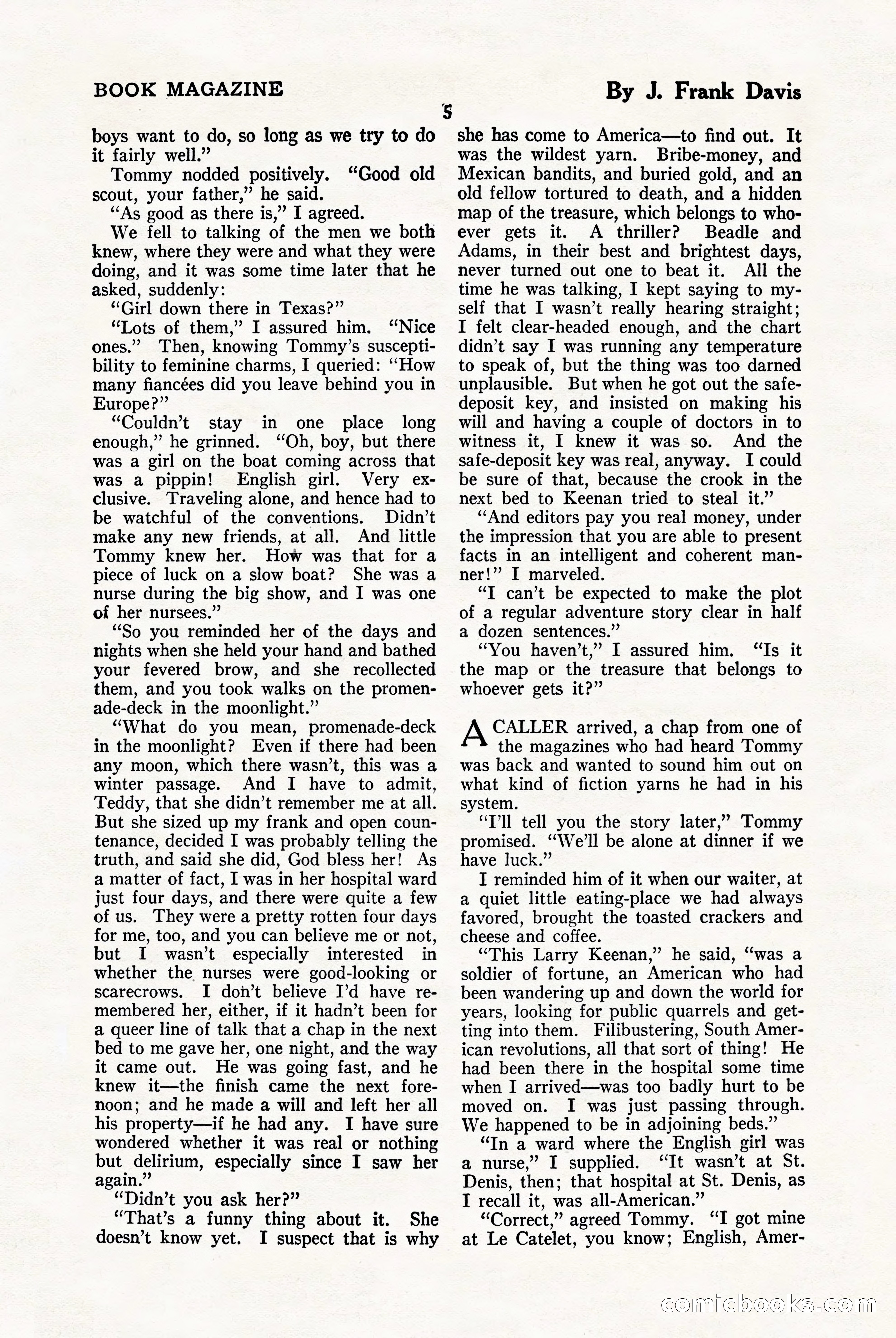 The Blue Book Magazine, January 1923 — page 11 of 212