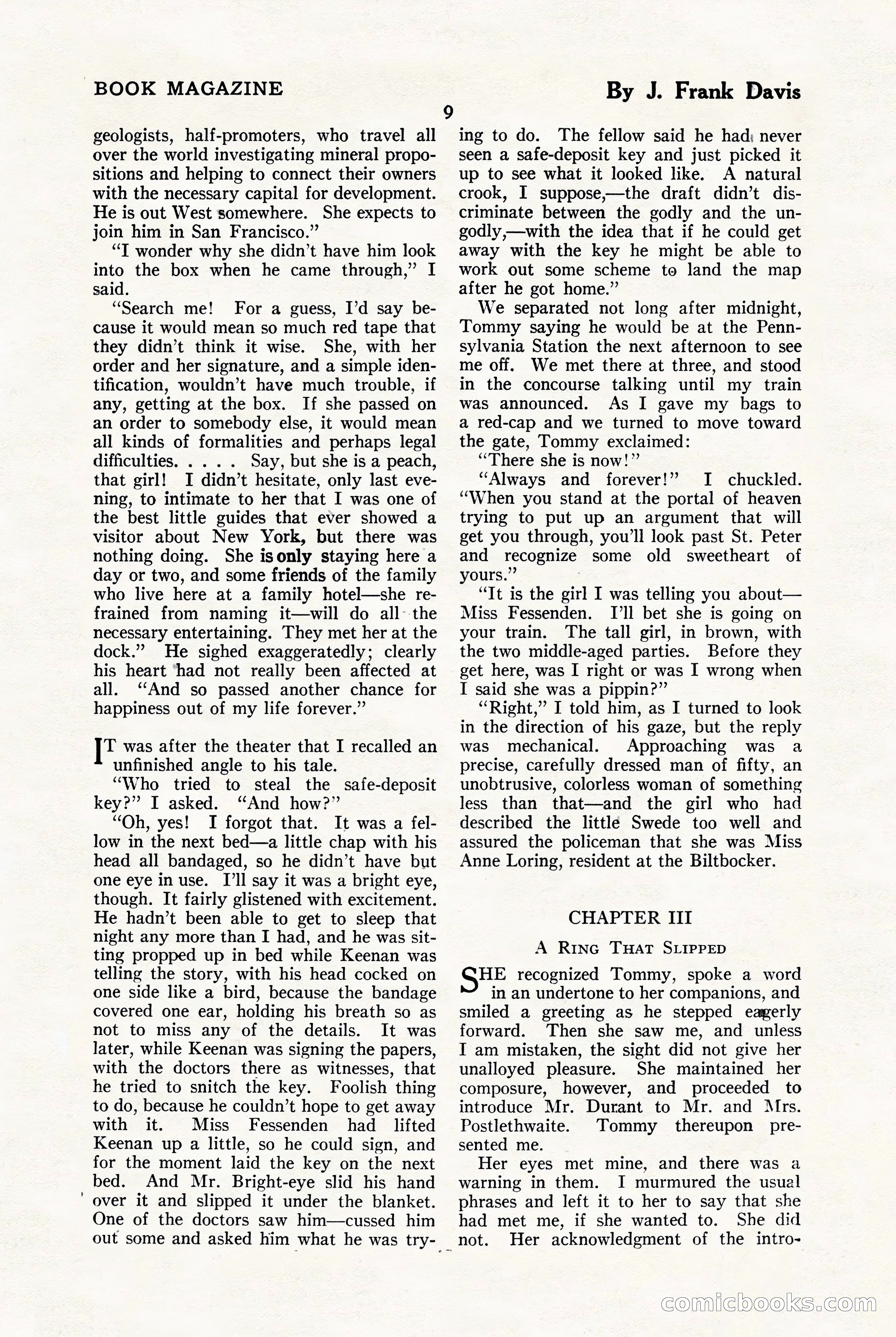 The Blue Book Magazine, January 1923 — page 15 of 212