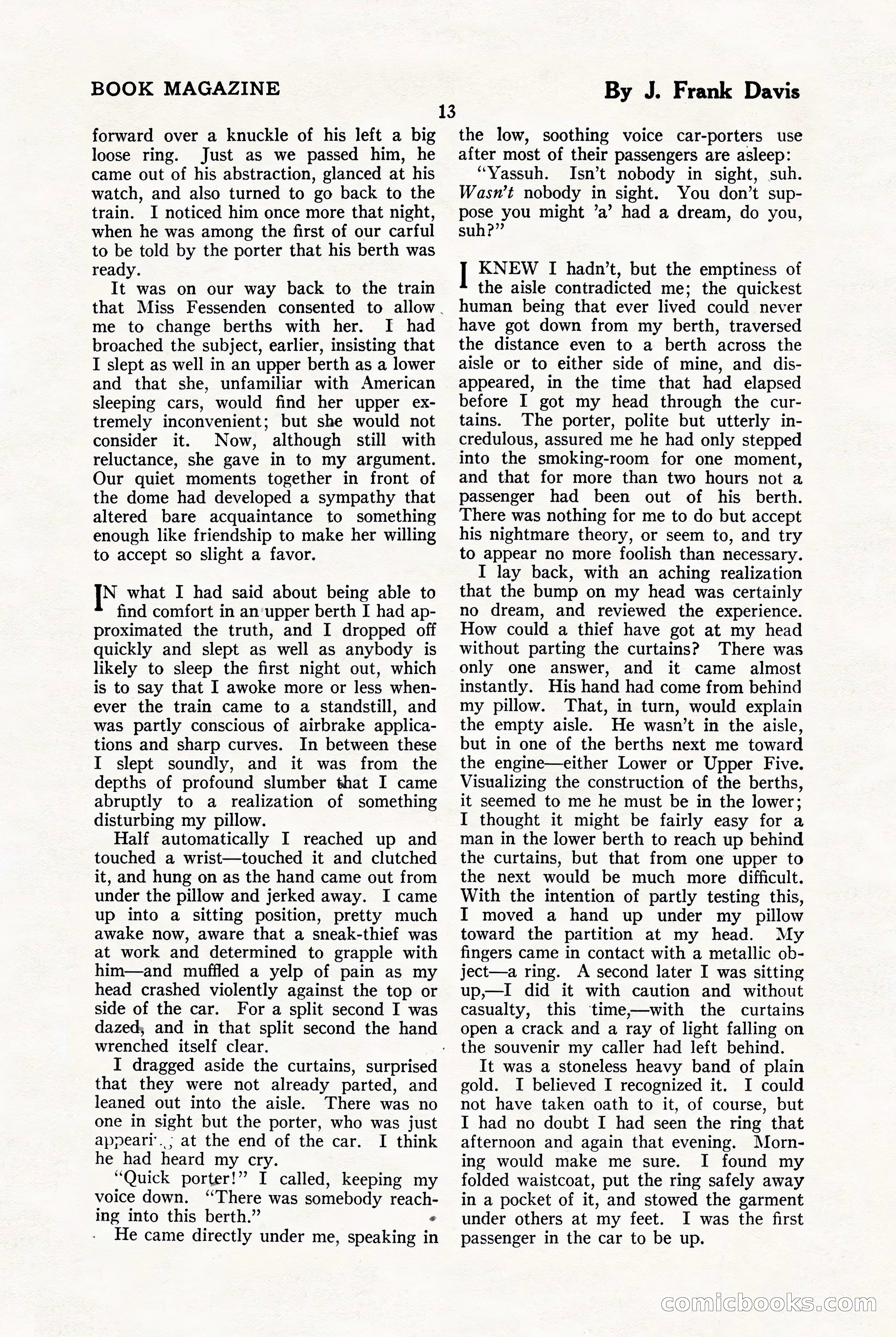 The Blue Book Magazine, January 1923 — page 19 of 212