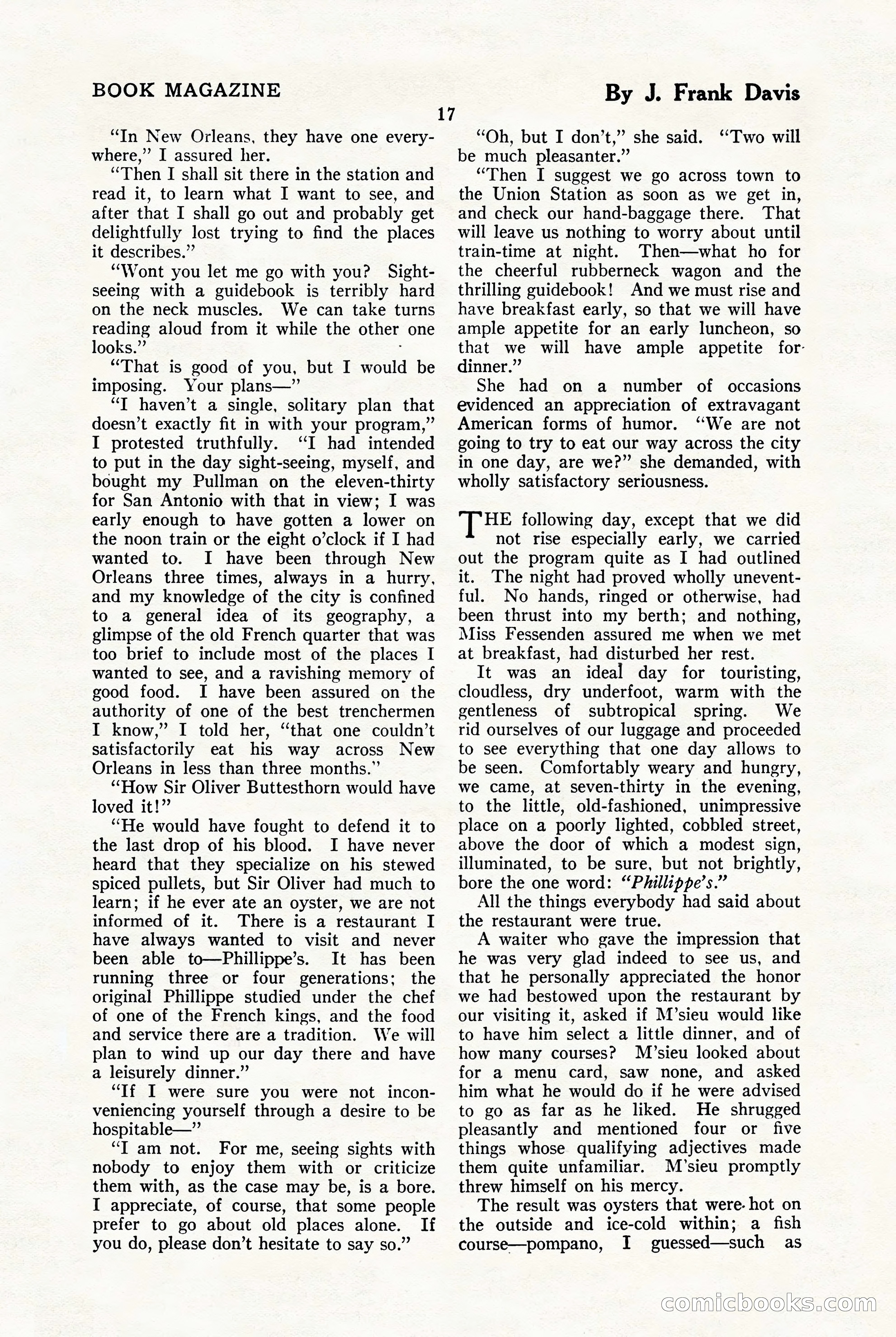 The Blue Book Magazine, January 1923 — page 23 of 212