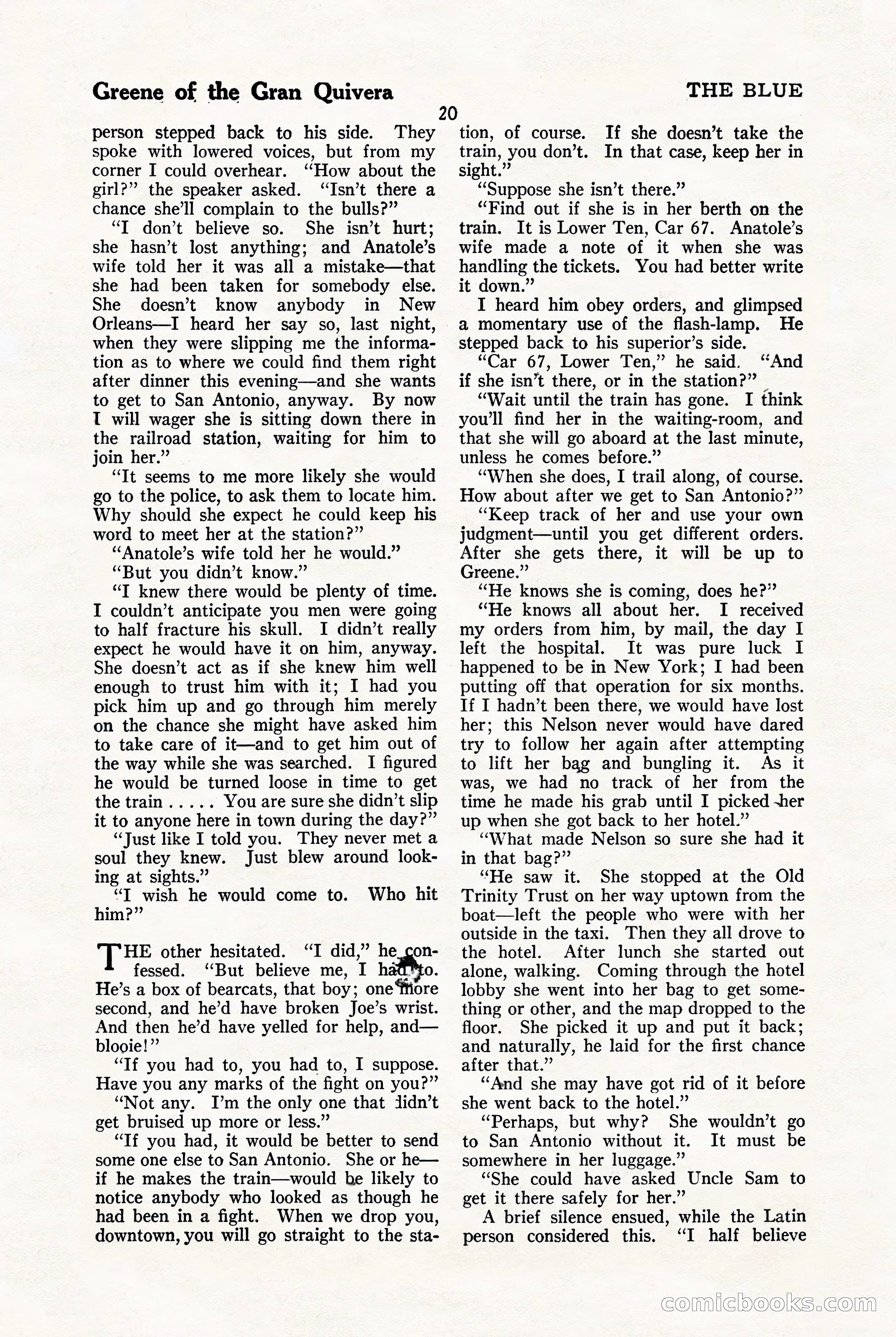 The Blue Book Magazine, January 1923 — page 26 of 212