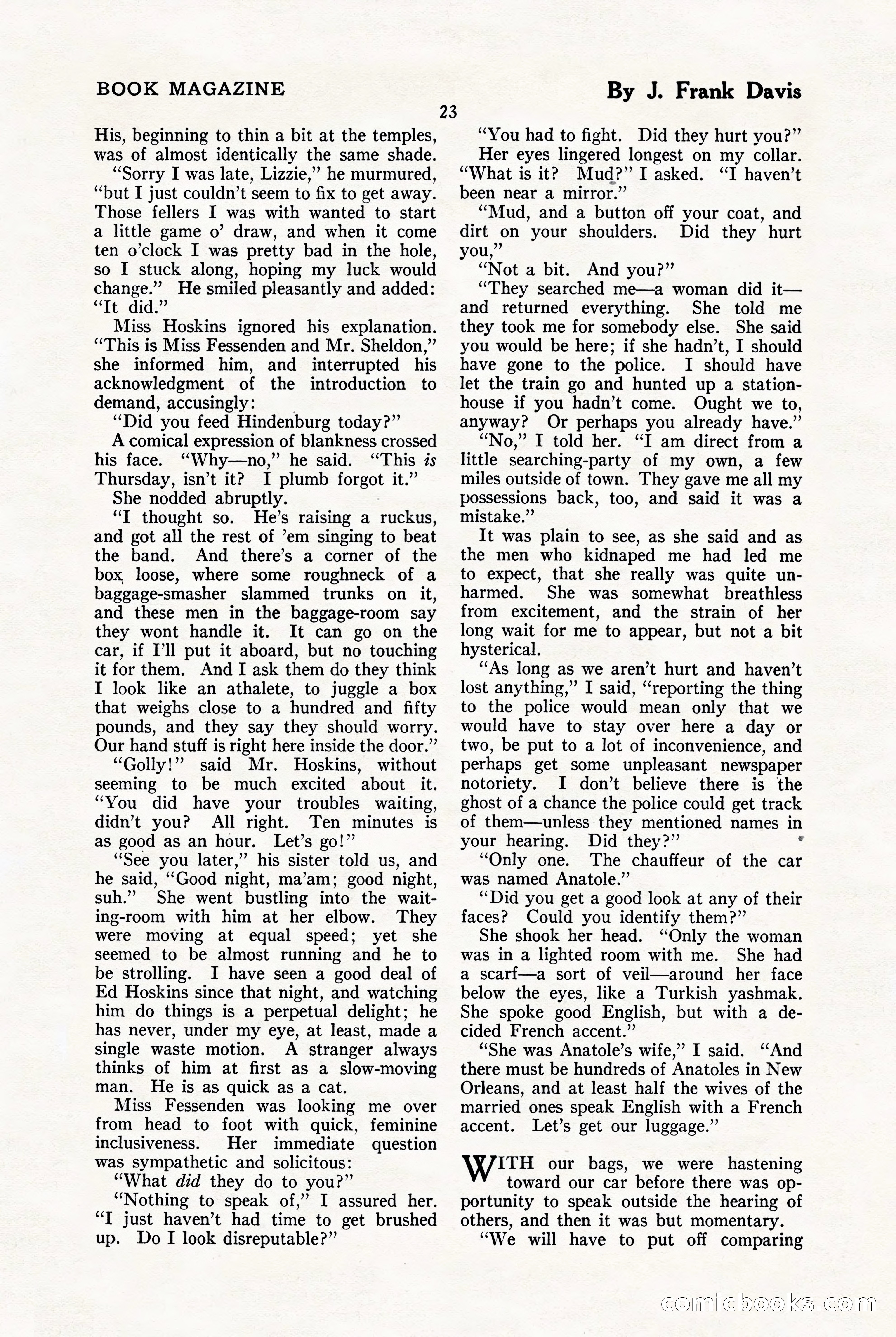 The Blue Book Magazine, January 1923 — page 29 of 212