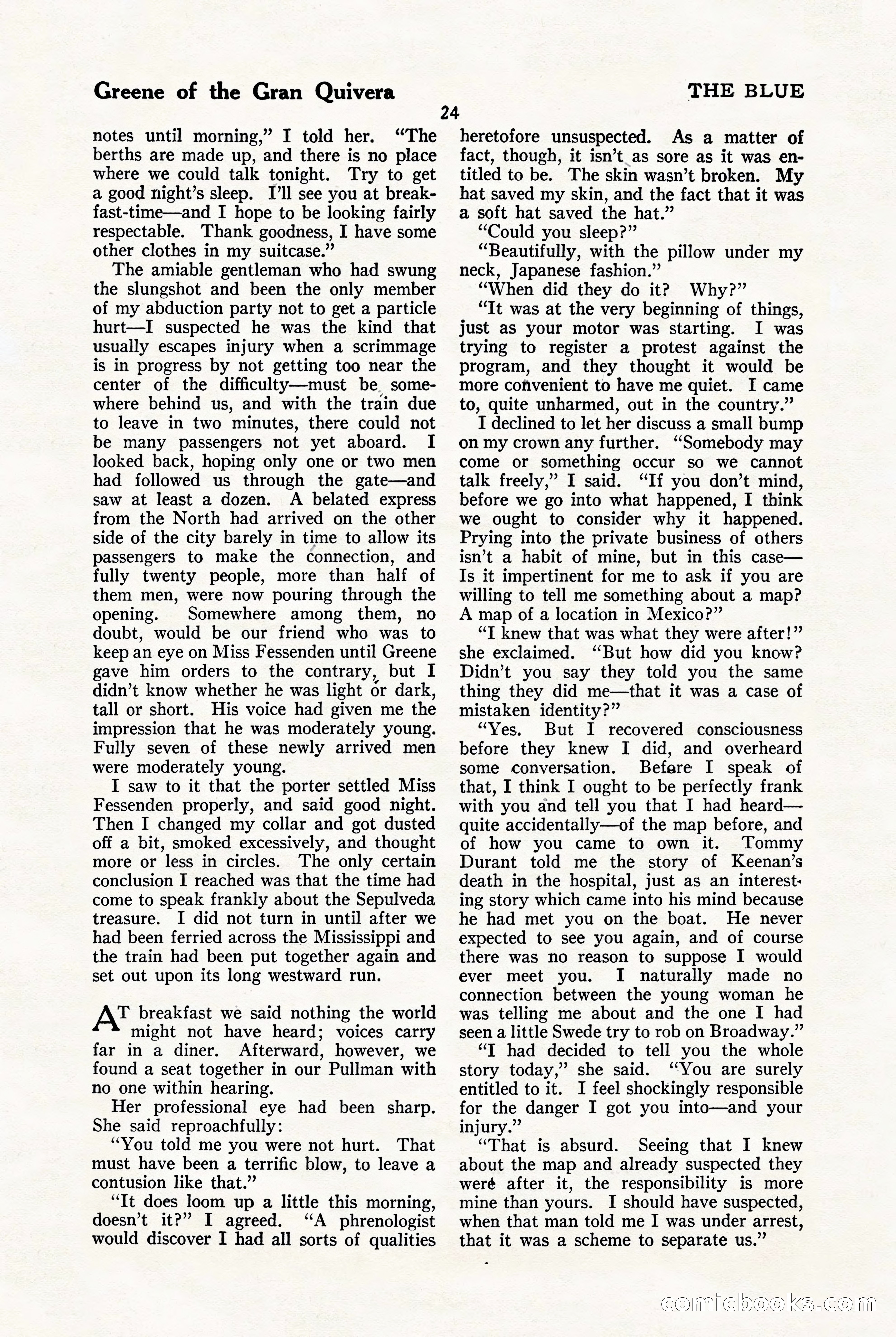 The Blue Book Magazine, January 1923 — page 30 of 212