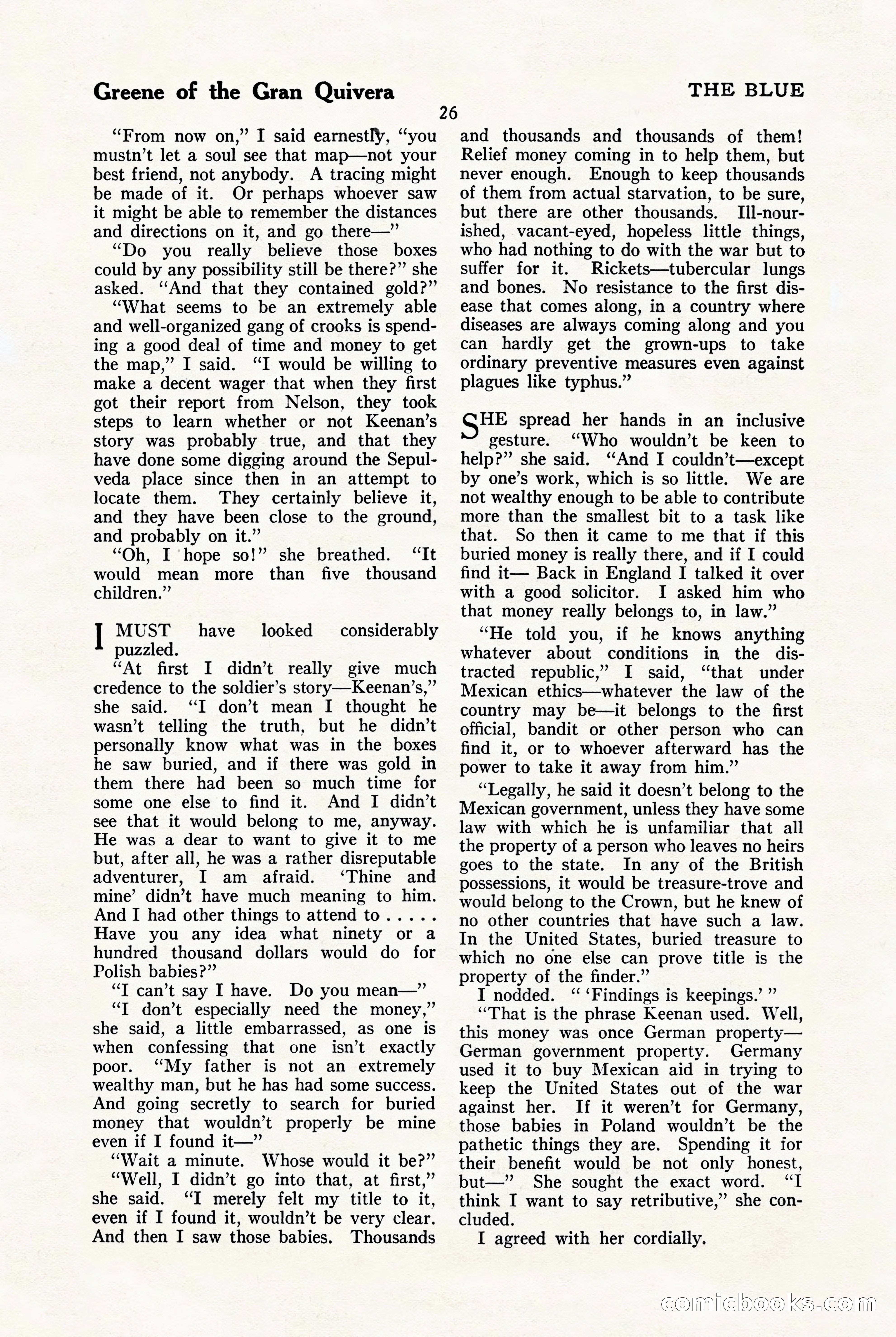 The Blue Book Magazine, January 1923 — page 32 of 212