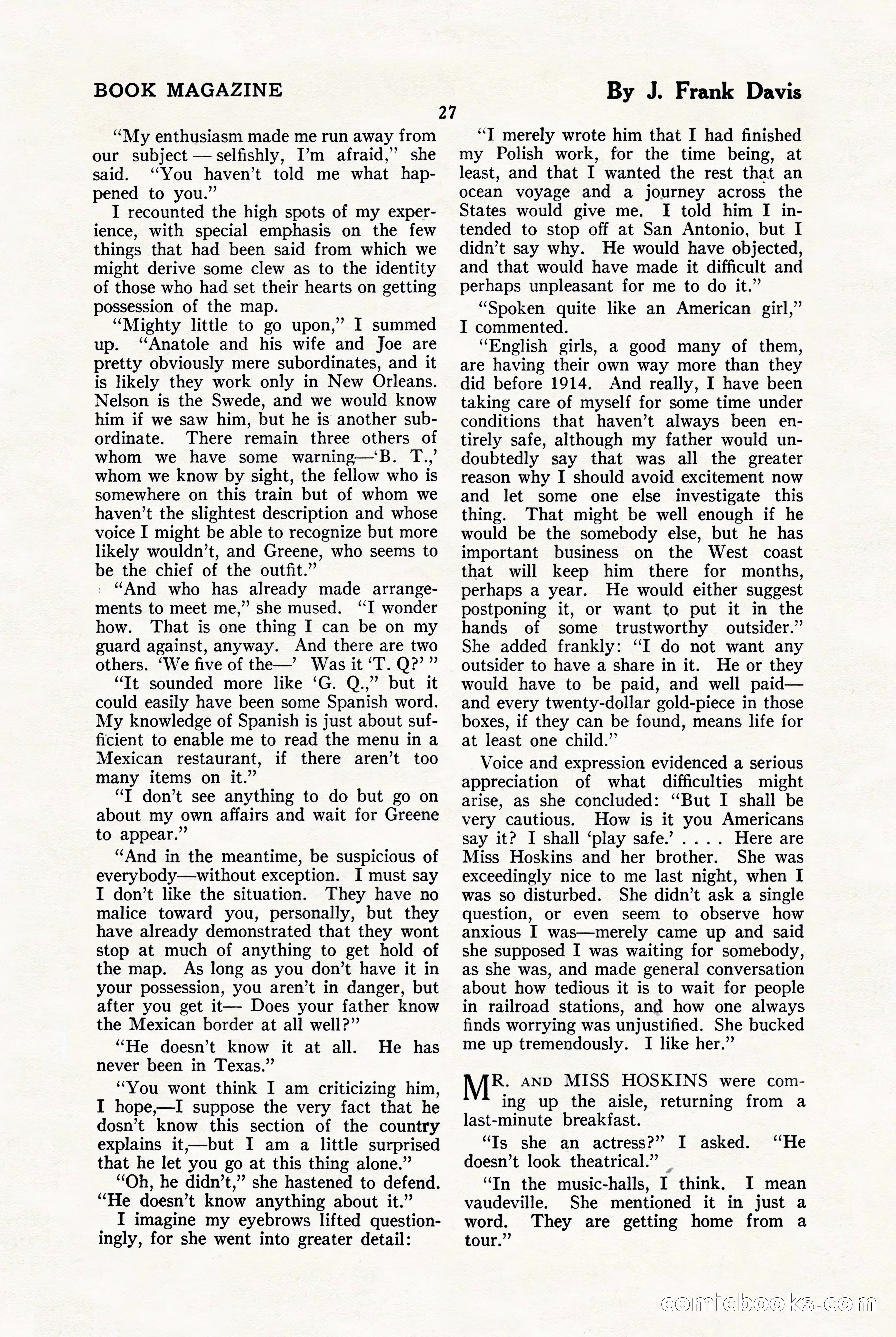 The Blue Book Magazine, January 1923 — page 33 of 212