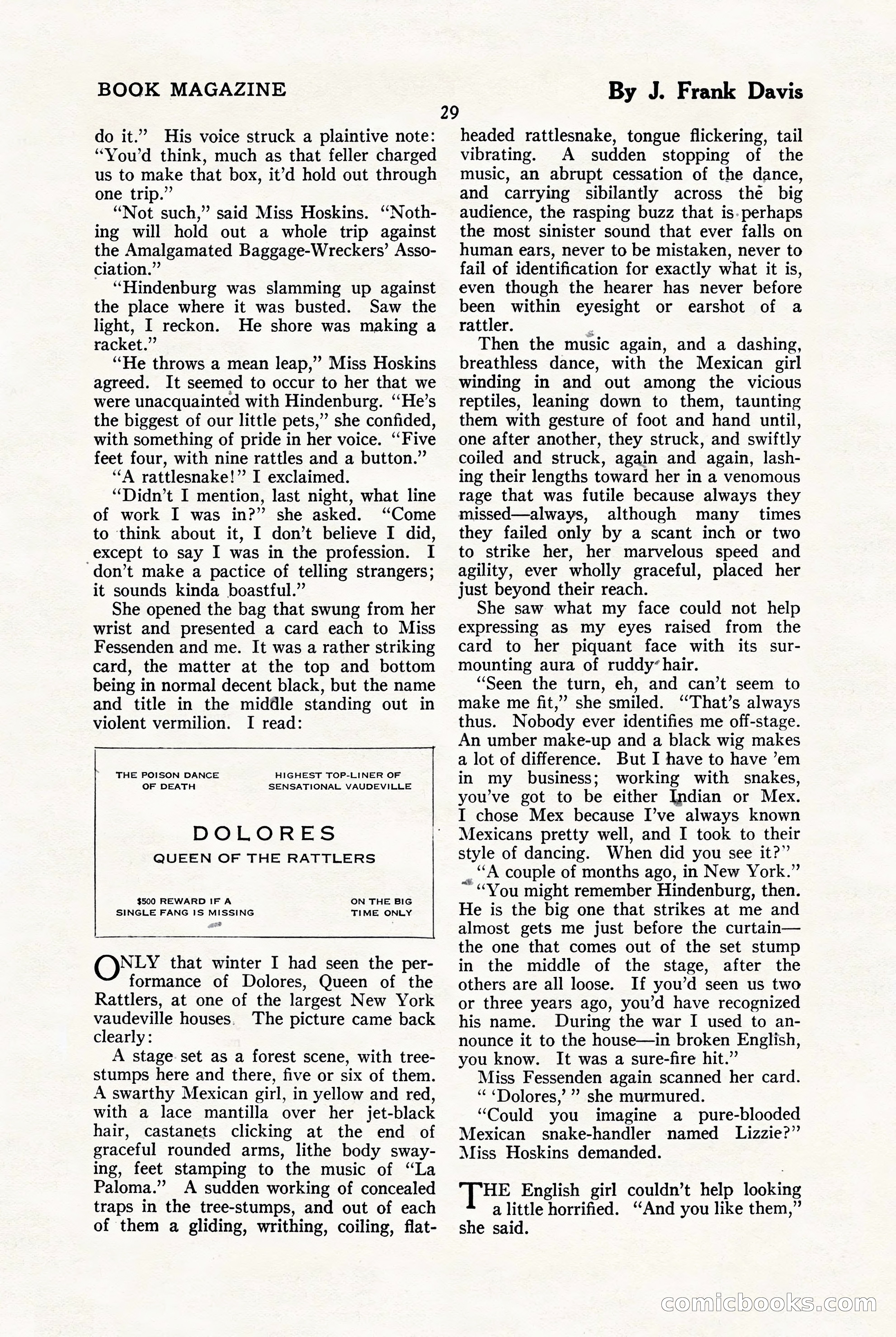 The Blue Book Magazine, January 1923 — page 35 of 212