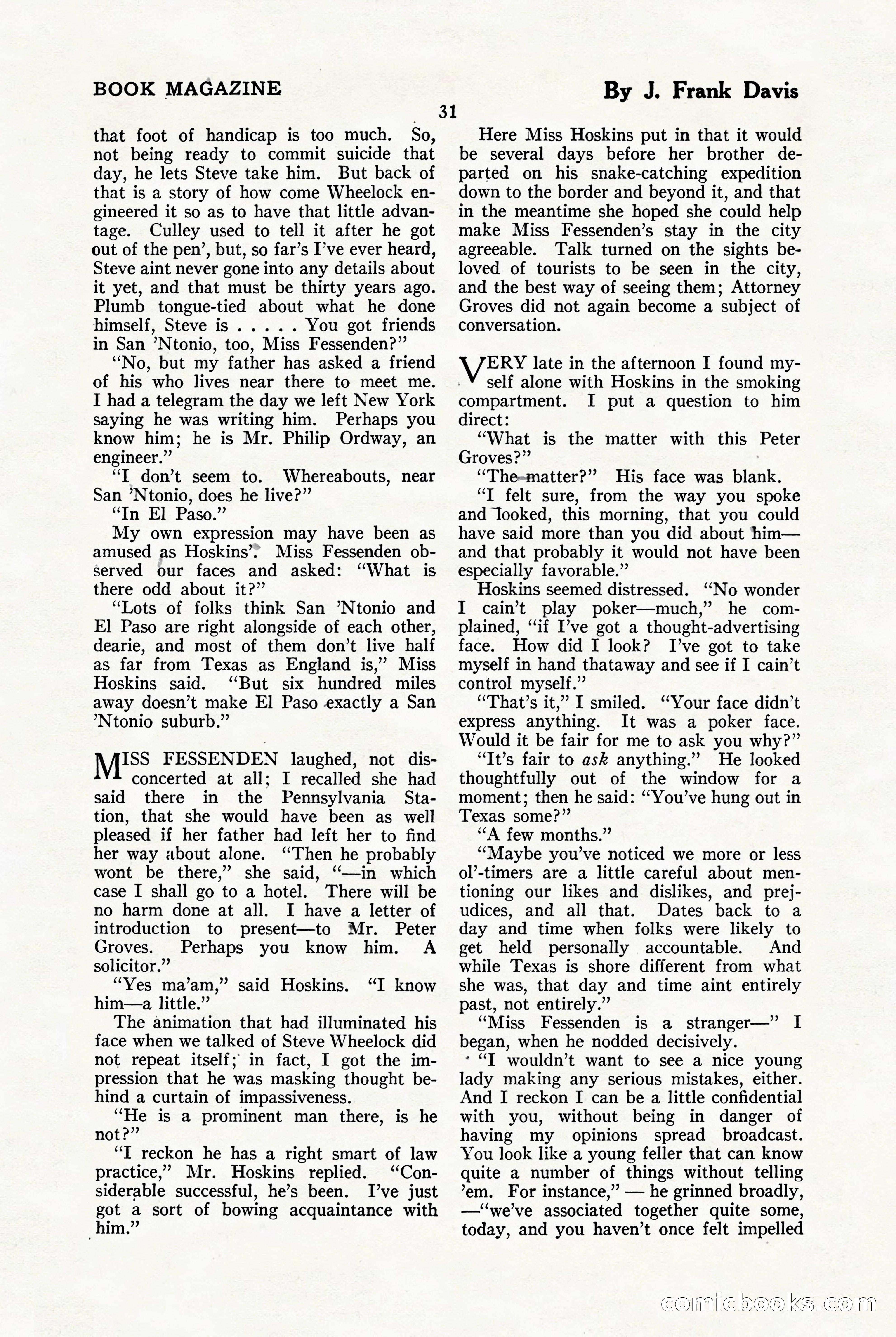 The Blue Book Magazine, January 1923 — page 37 of 212