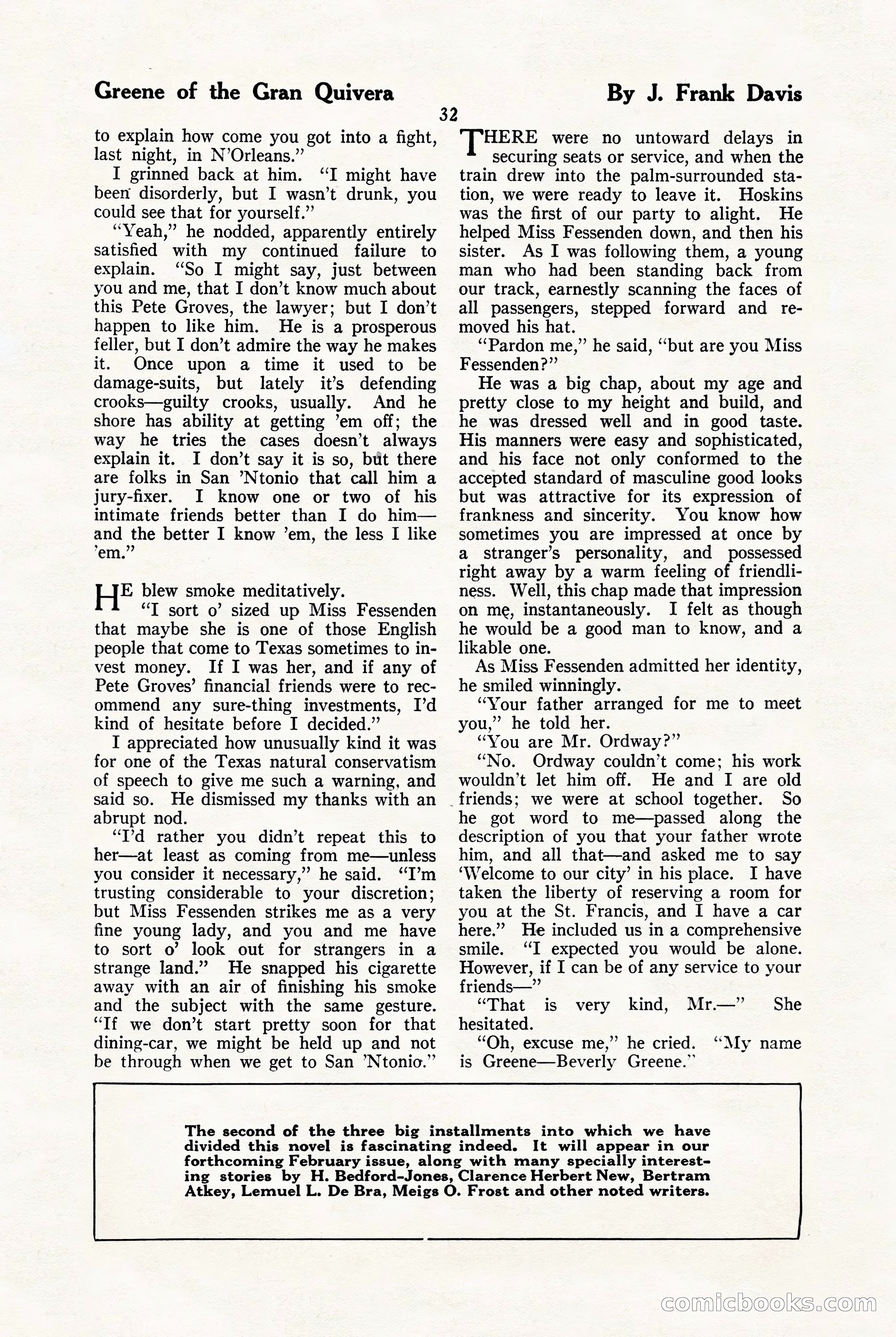 The Blue Book Magazine, January 1923 — page 38 of 212