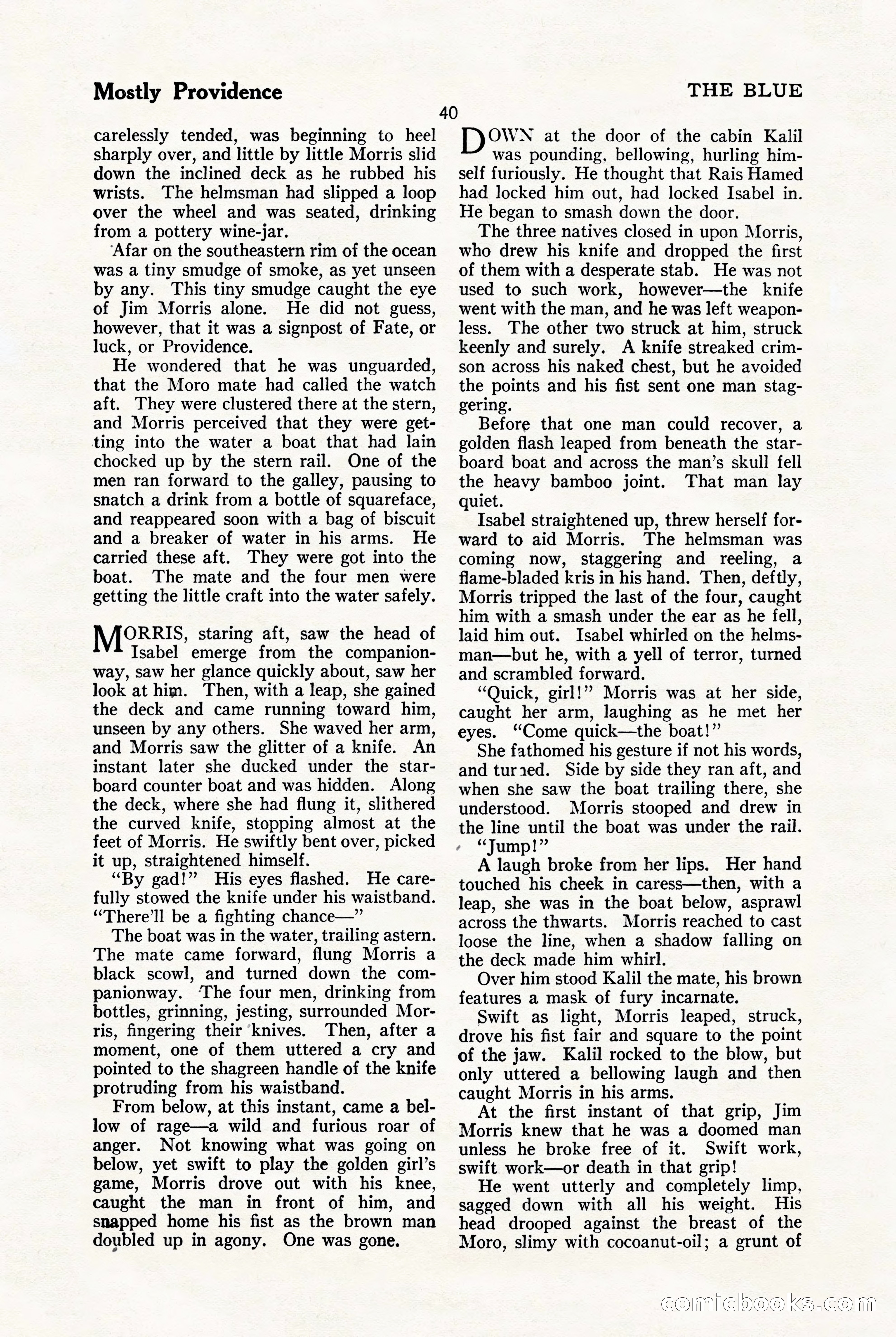 The Blue Book Magazine, January 1923 — page 46 of 212