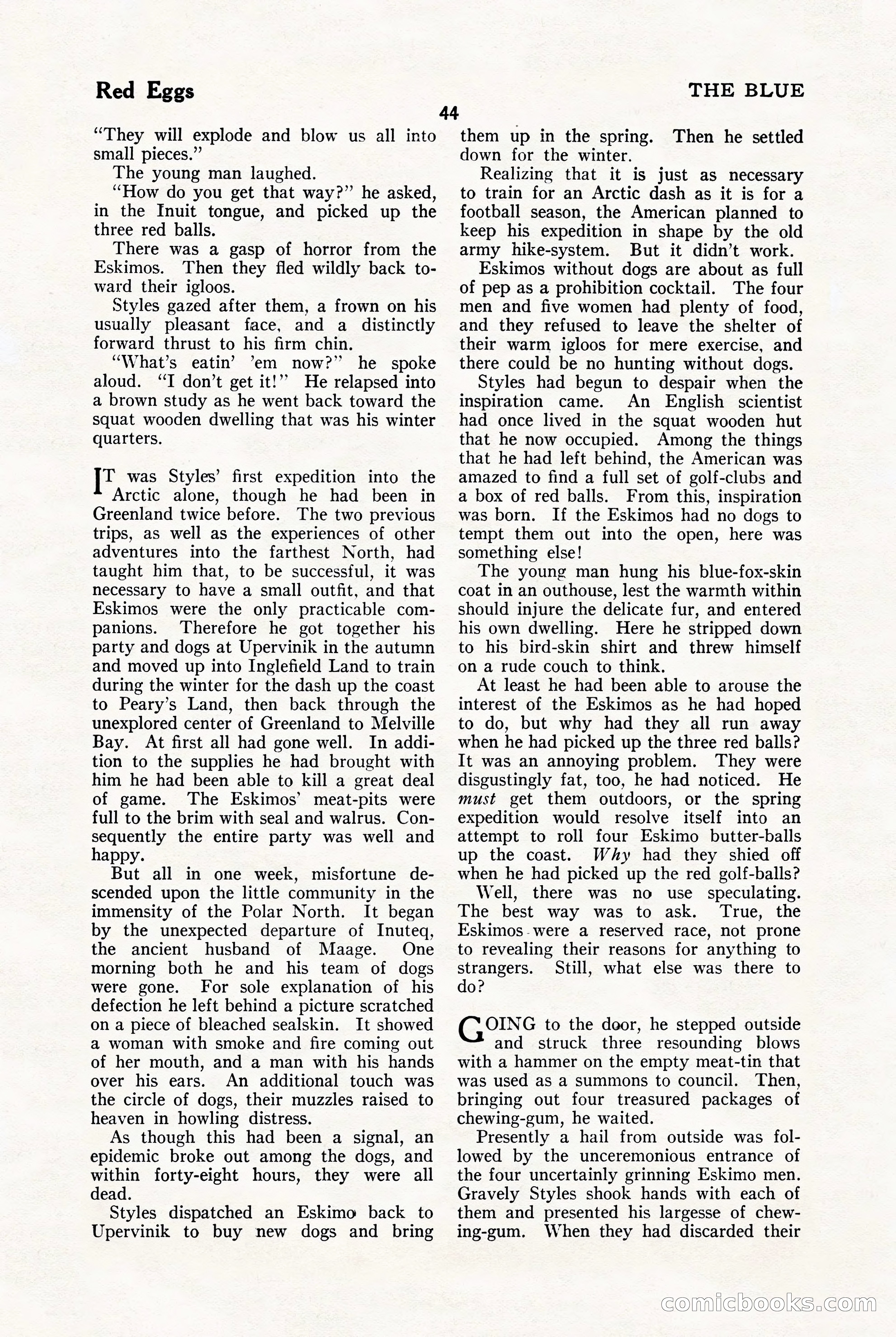 The Blue Book Magazine, January 1923 — page 50 of 212
