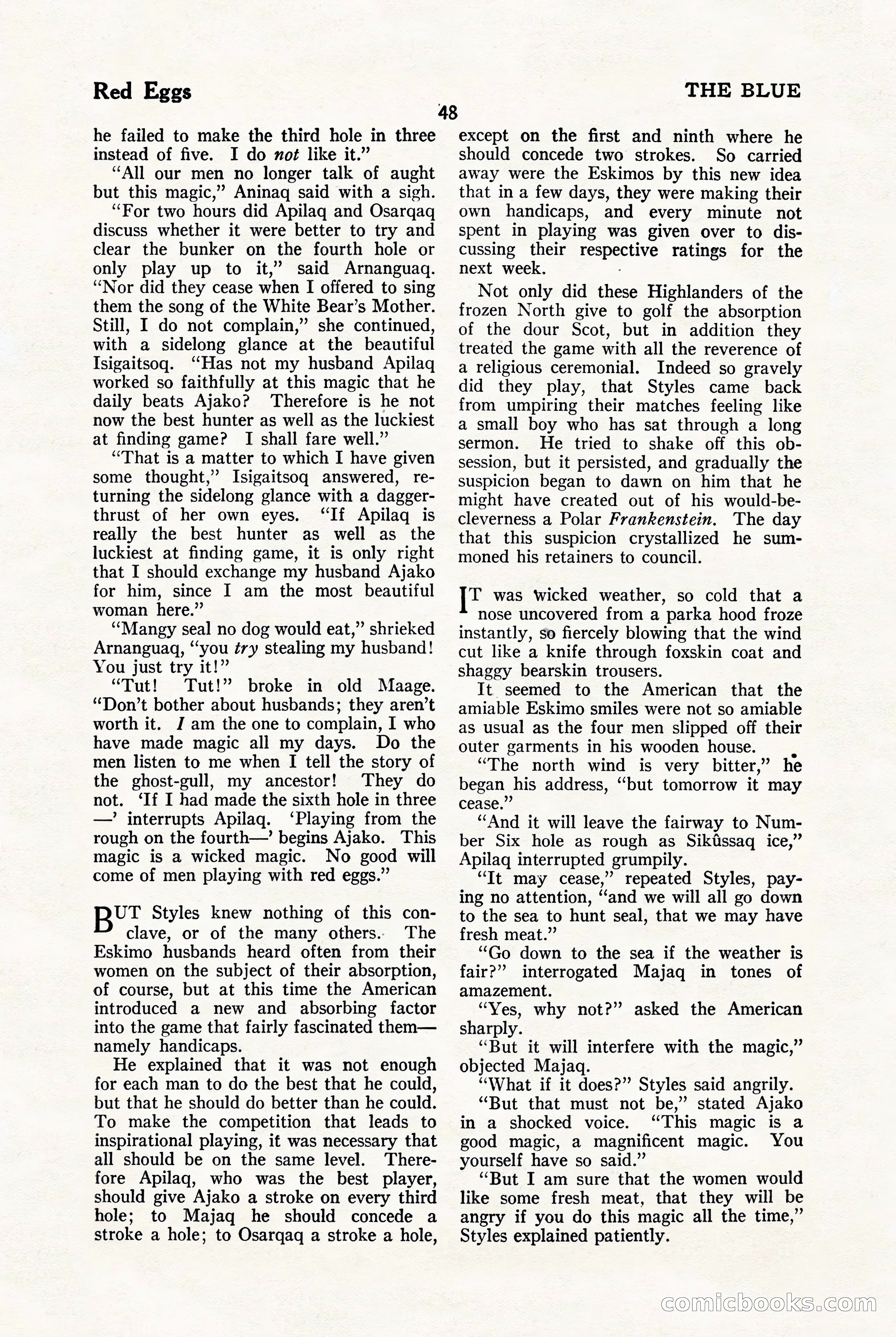 The Blue Book Magazine, January 1923 — page 54 of 212