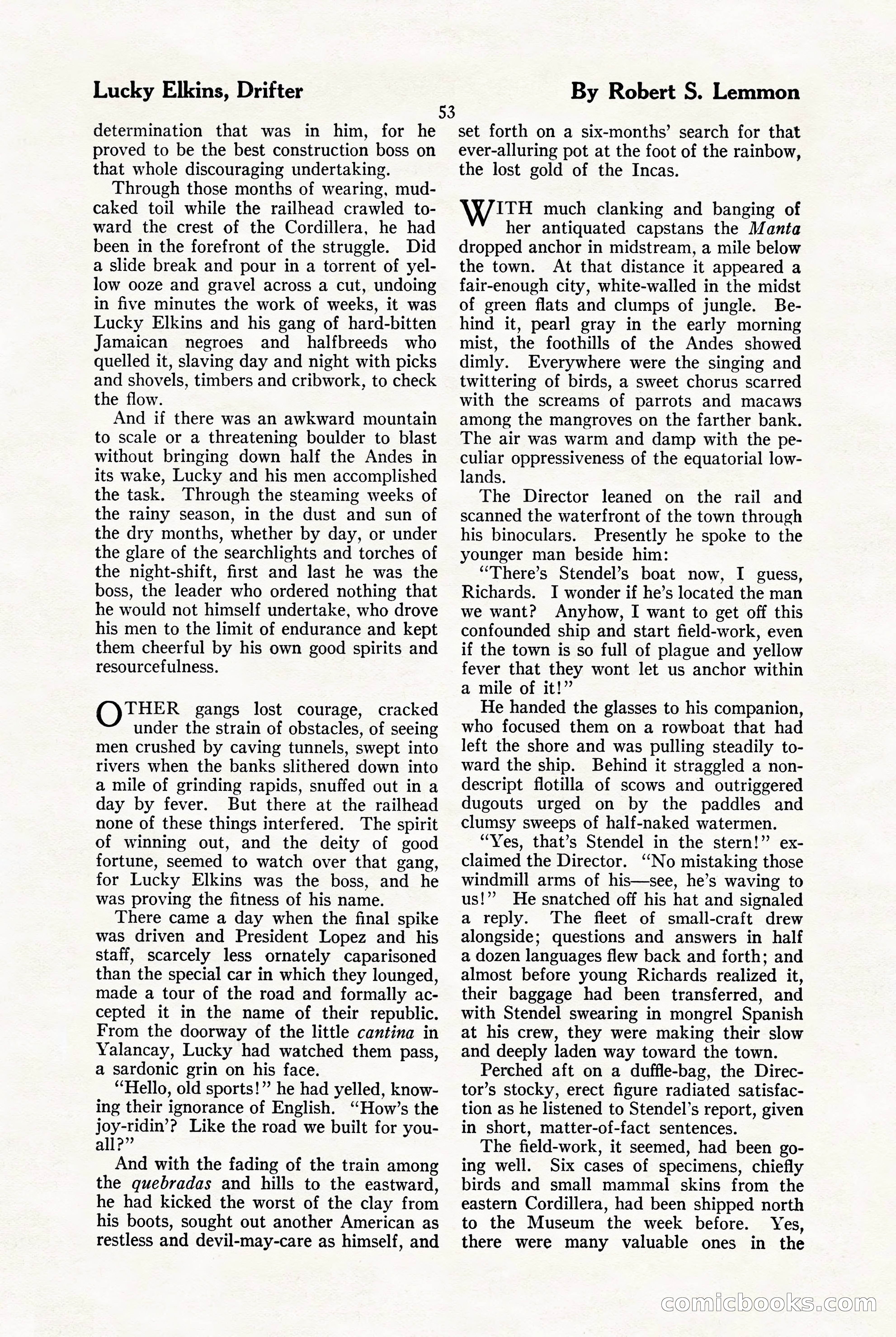 The Blue Book Magazine, January 1923 — page 59 of 212