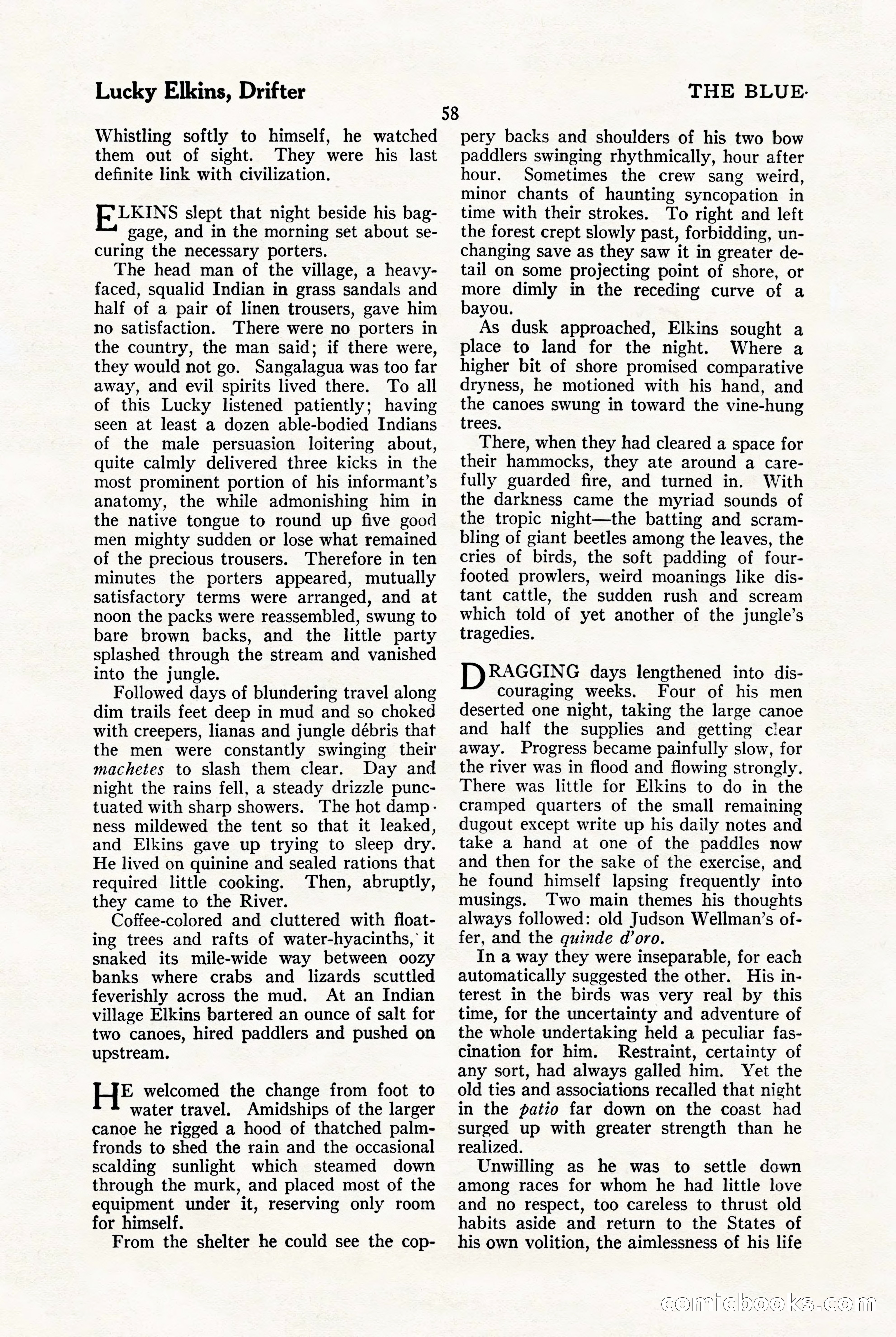 The Blue Book Magazine, January 1923 — page 64 of 212