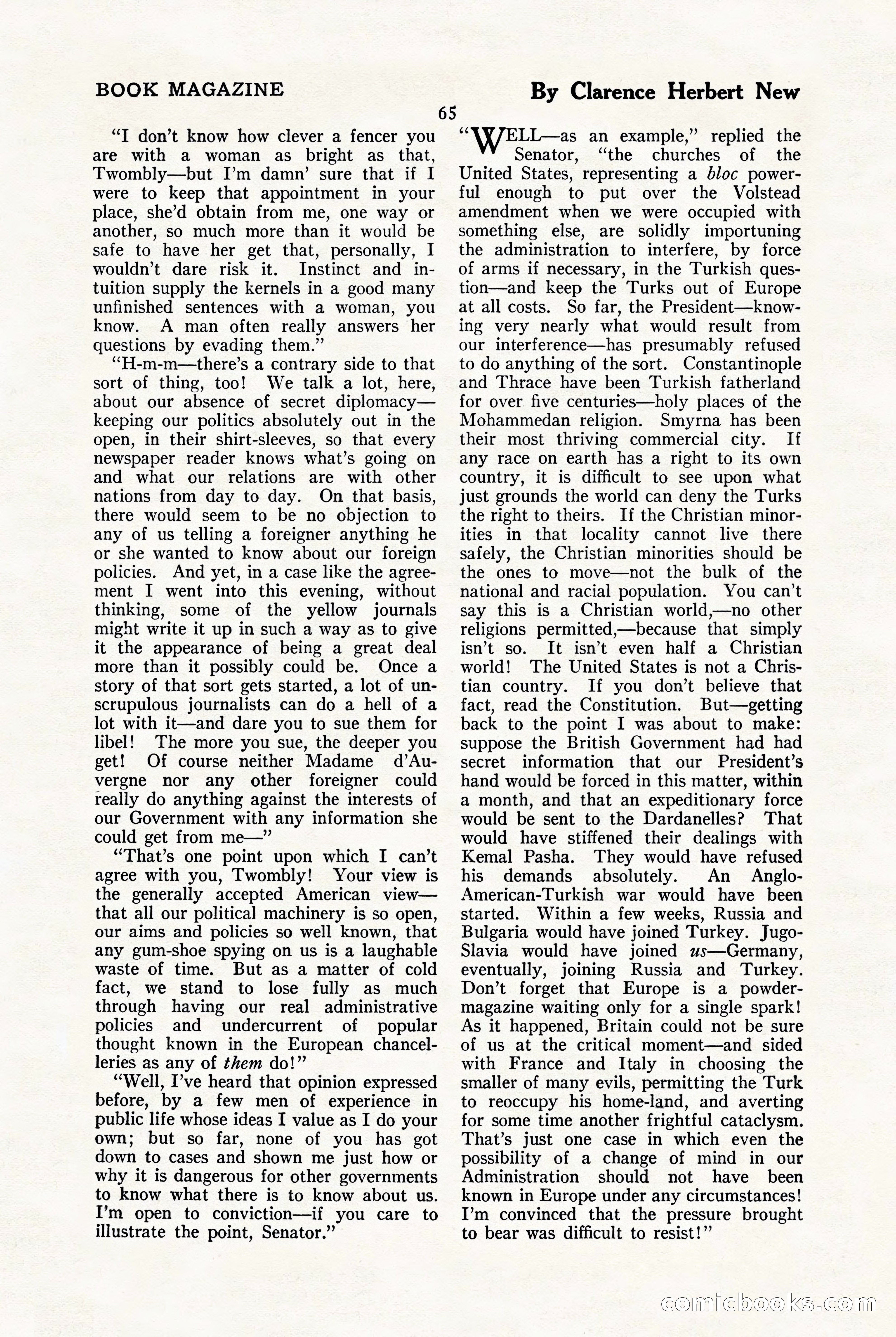 The Blue Book Magazine, January 1923 — page 71 of 212