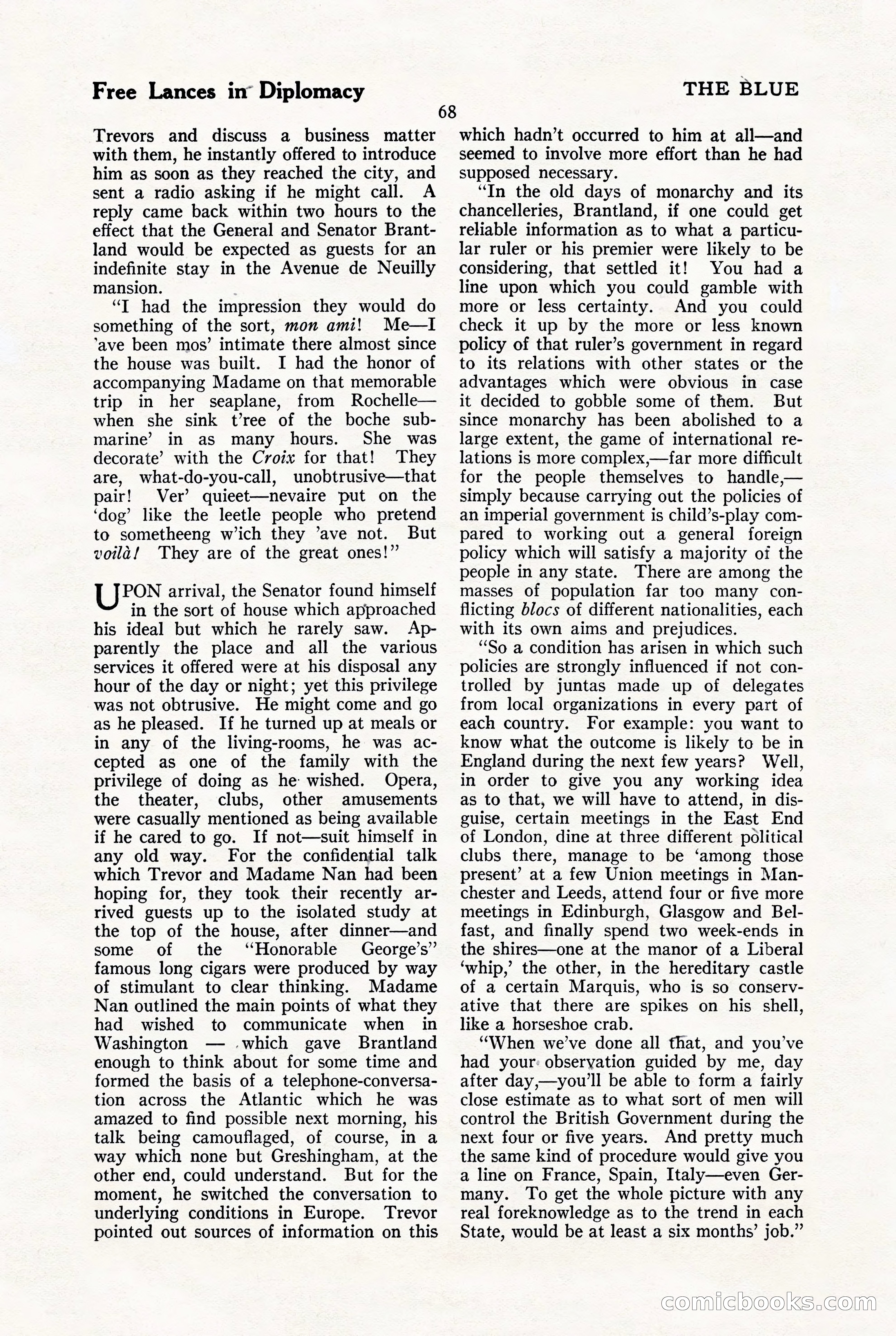 The Blue Book Magazine, January 1923 — page 74 of 212