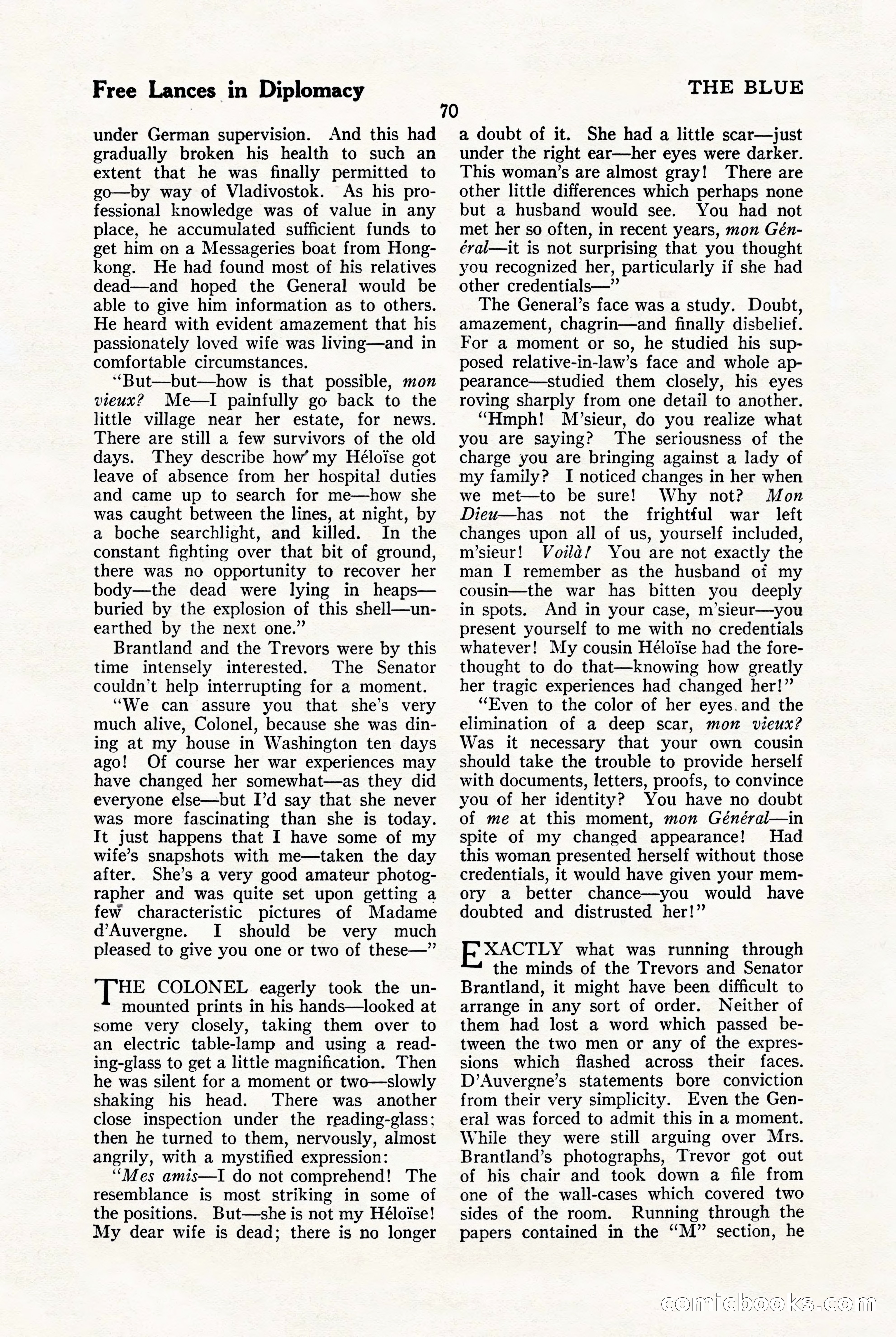 The Blue Book Magazine, January 1923 — page 76 of 212