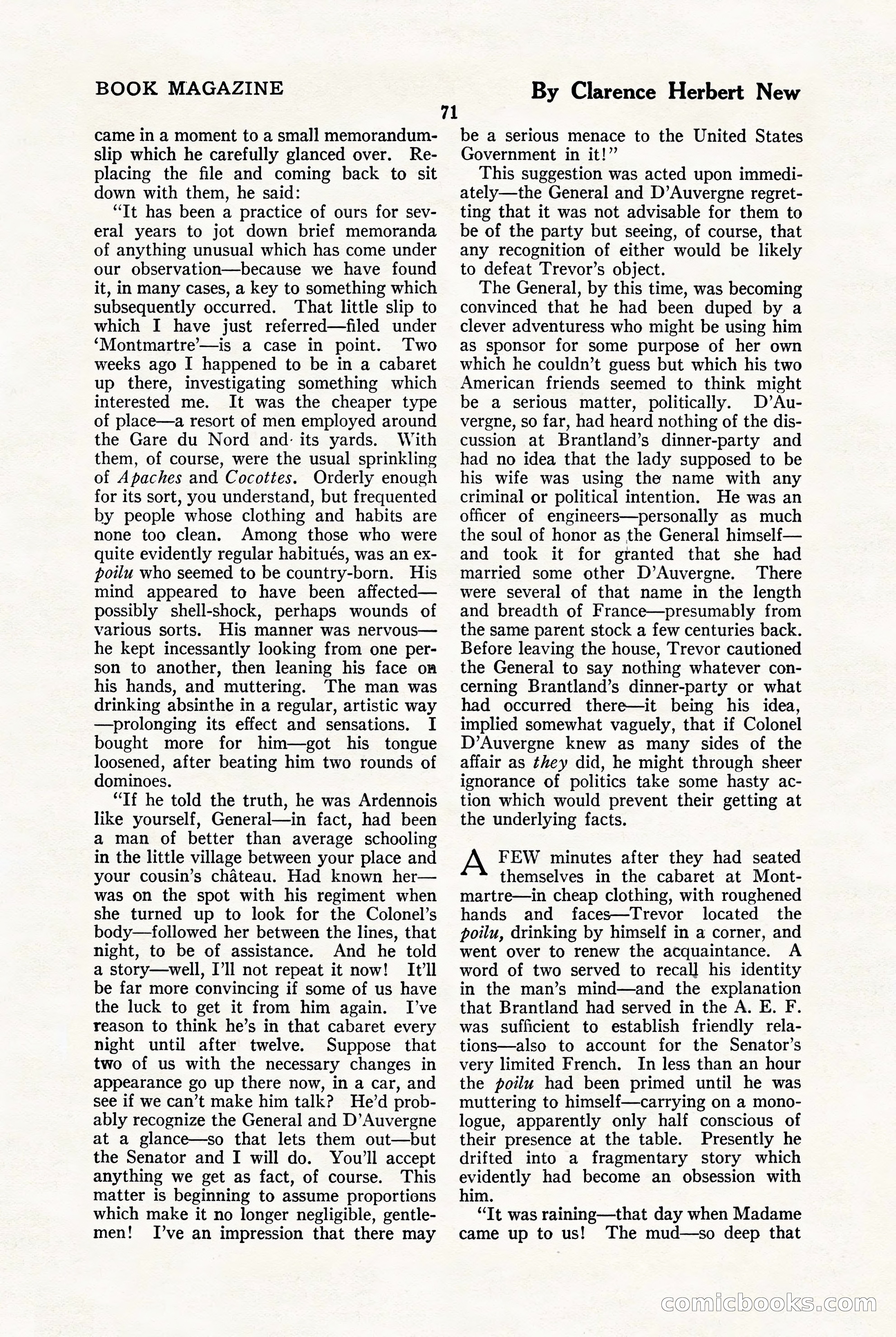 The Blue Book Magazine, January 1923 — page 77 of 212