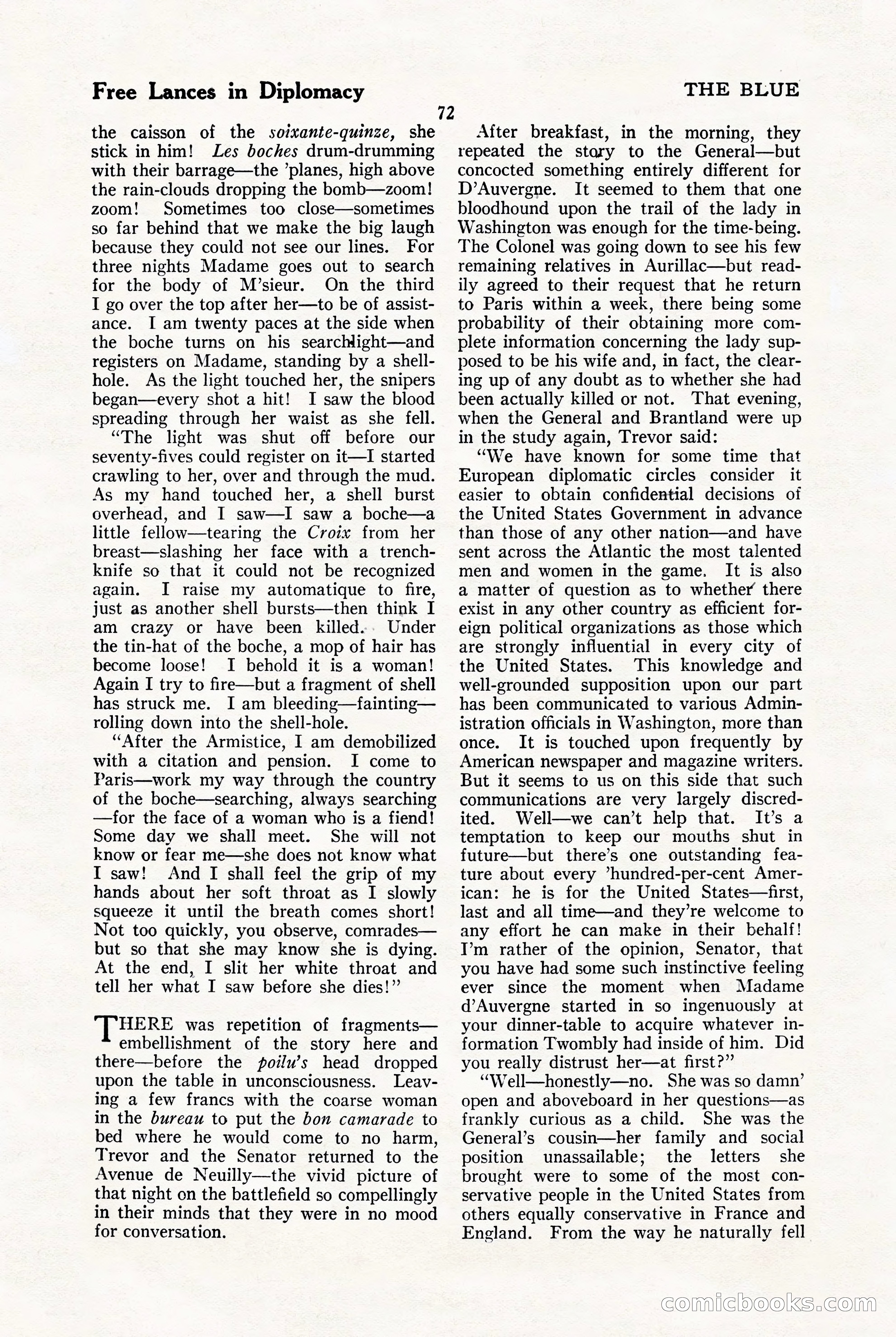 The Blue Book Magazine, January 1923 — page 78 of 212