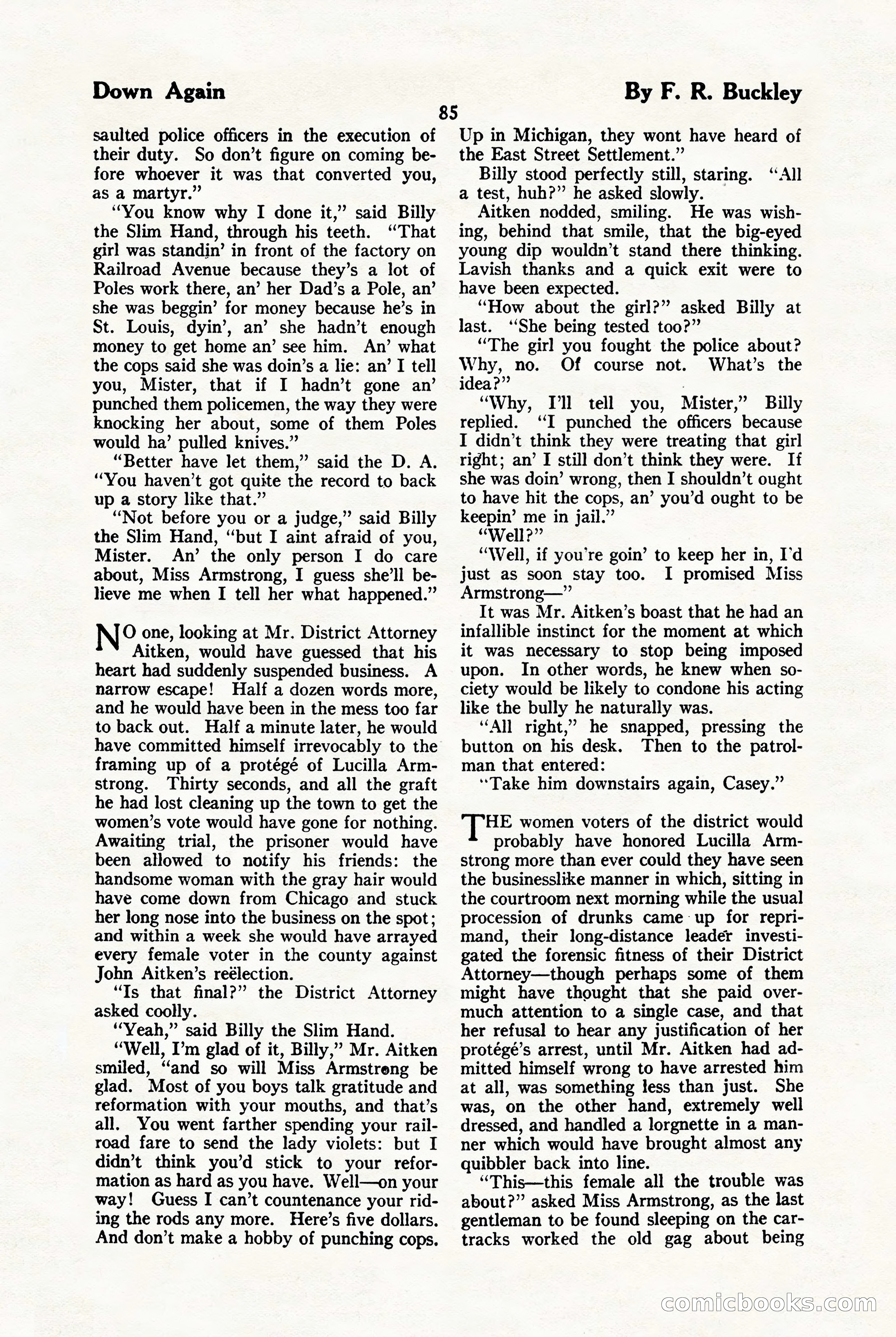 The Blue Book Magazine, January 1923 — page 91 of 212