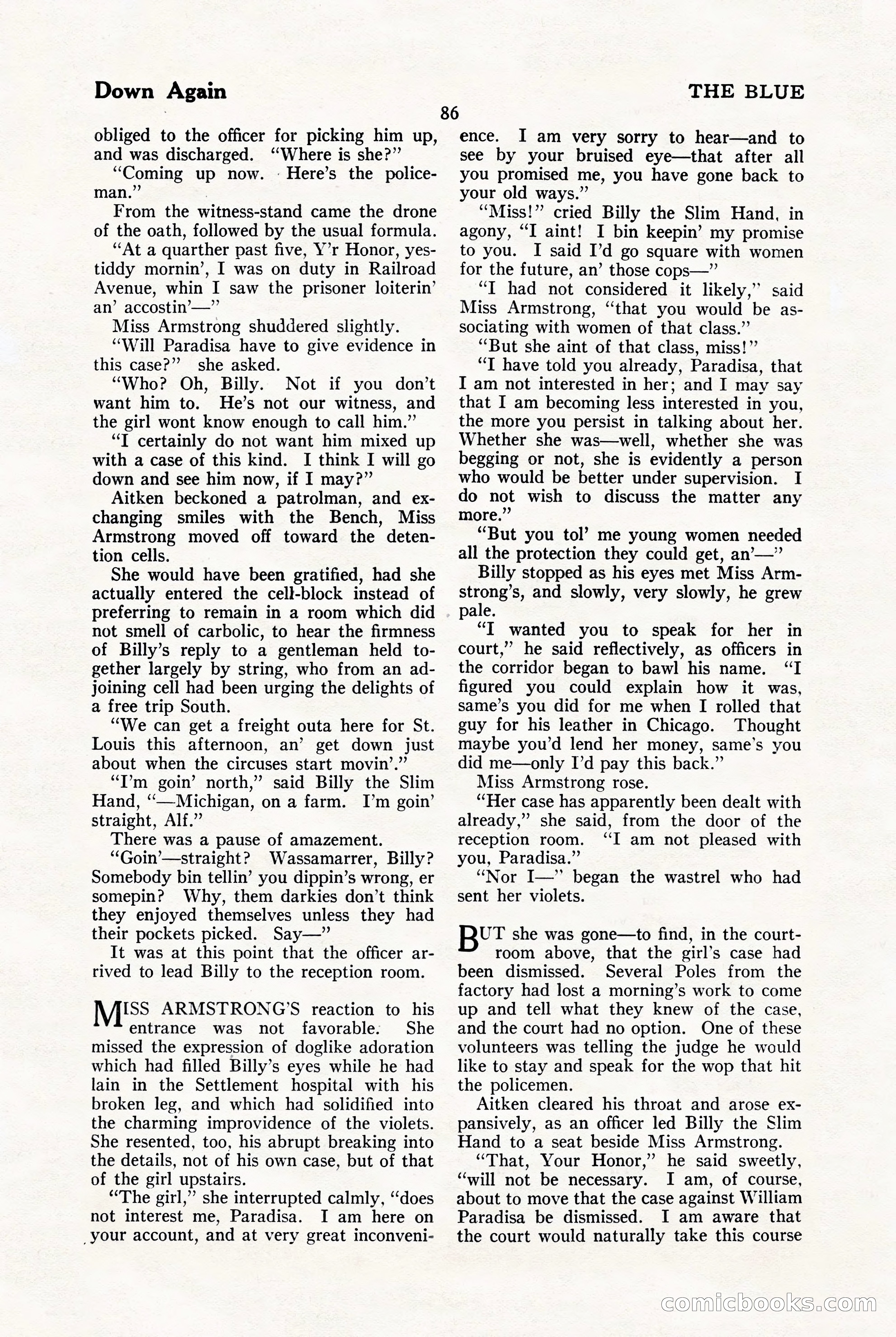 The Blue Book Magazine, January 1923 — page 92 of 212