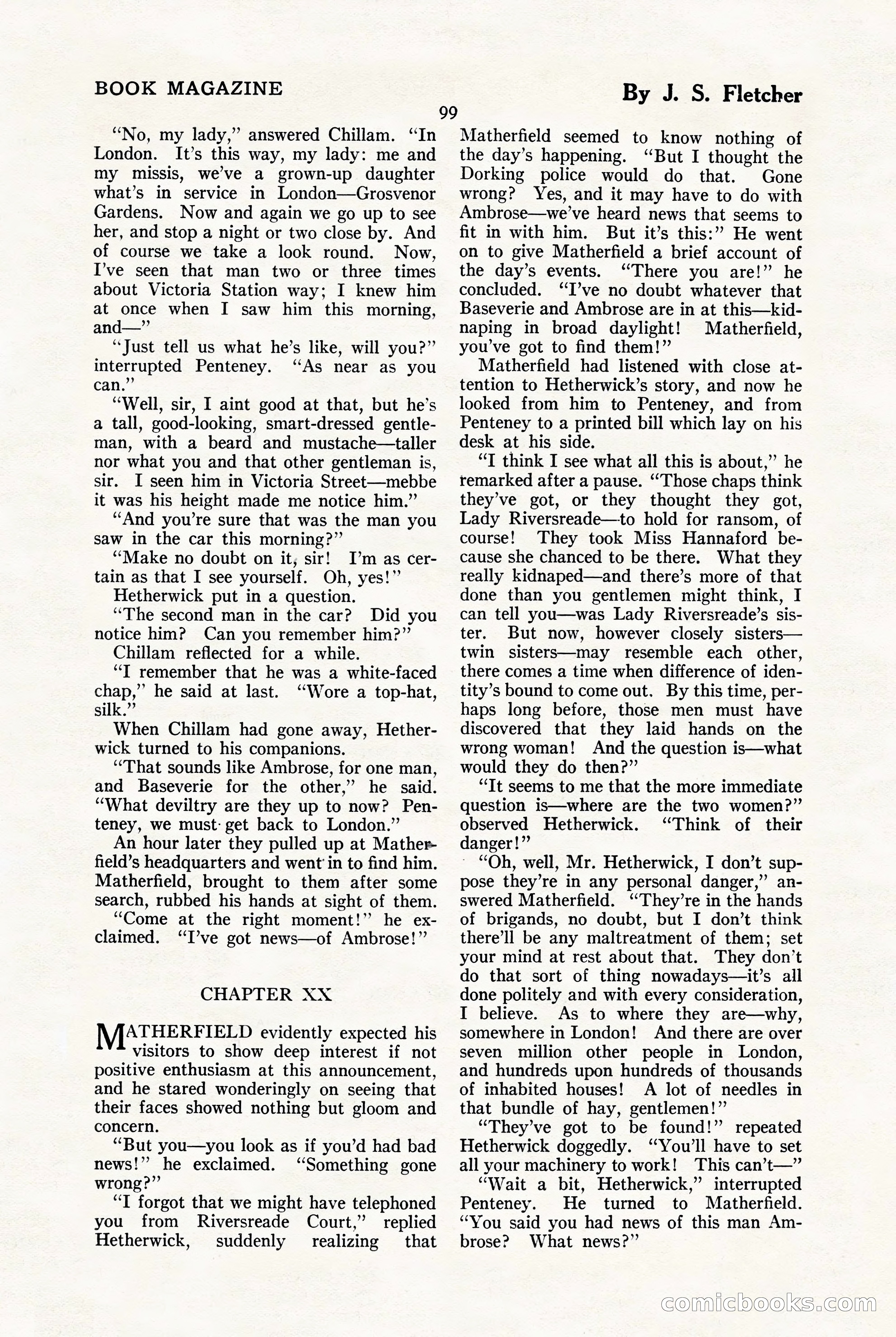 The Blue Book Magazine, January 1923 — page 105 of 212