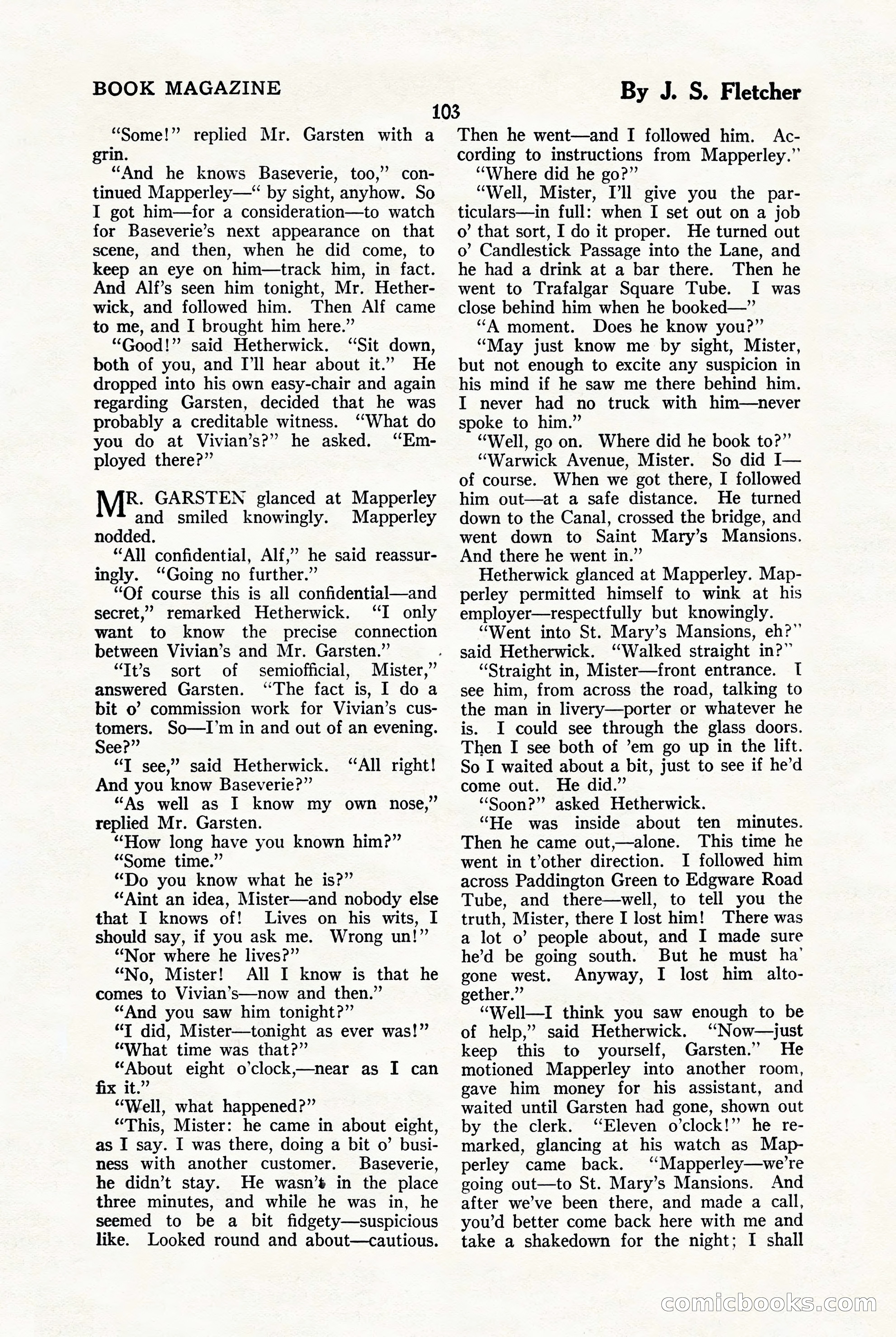 The Blue Book Magazine, January 1923 — page 109 of 212
