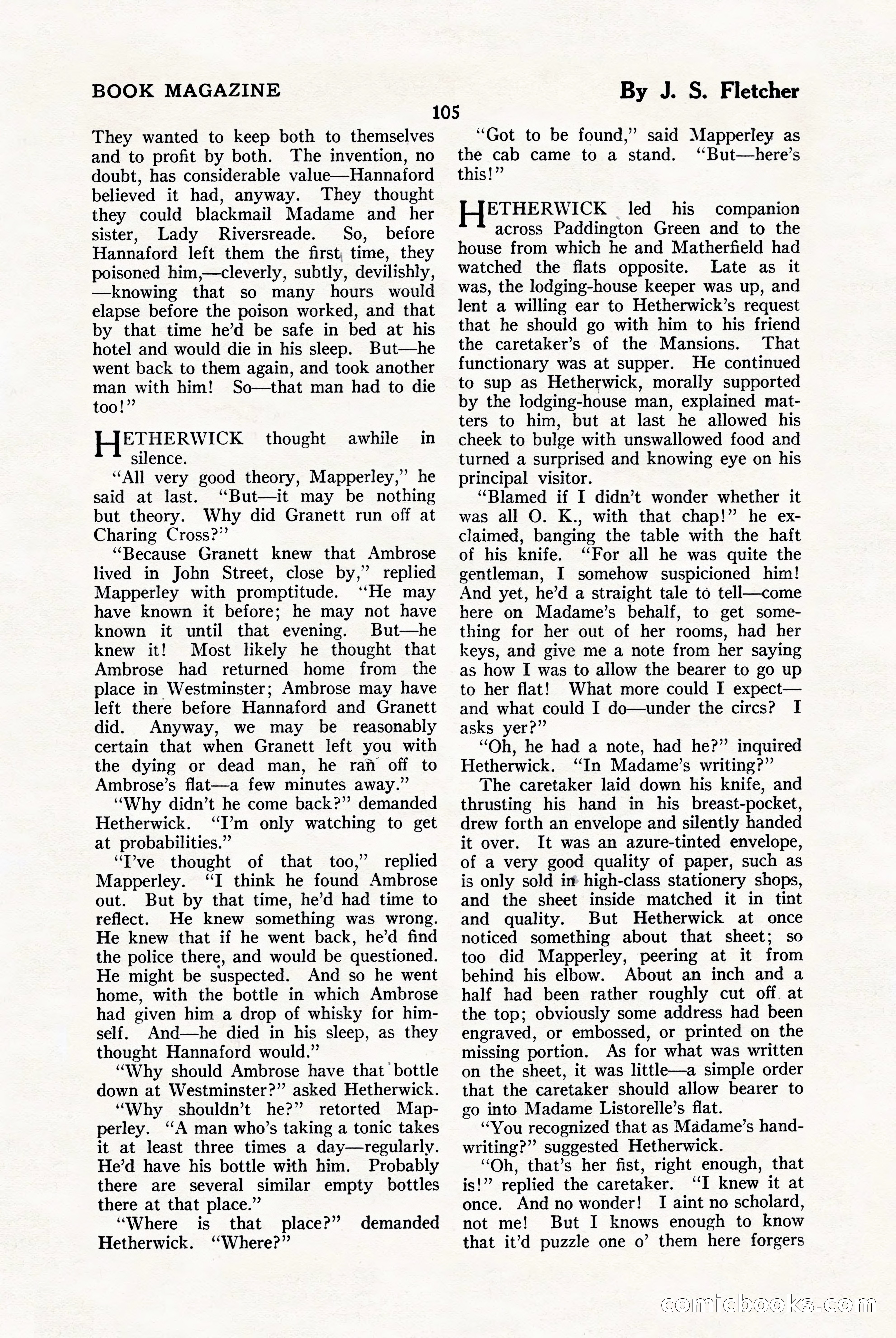 The Blue Book Magazine, January 1923 — page 111 of 212