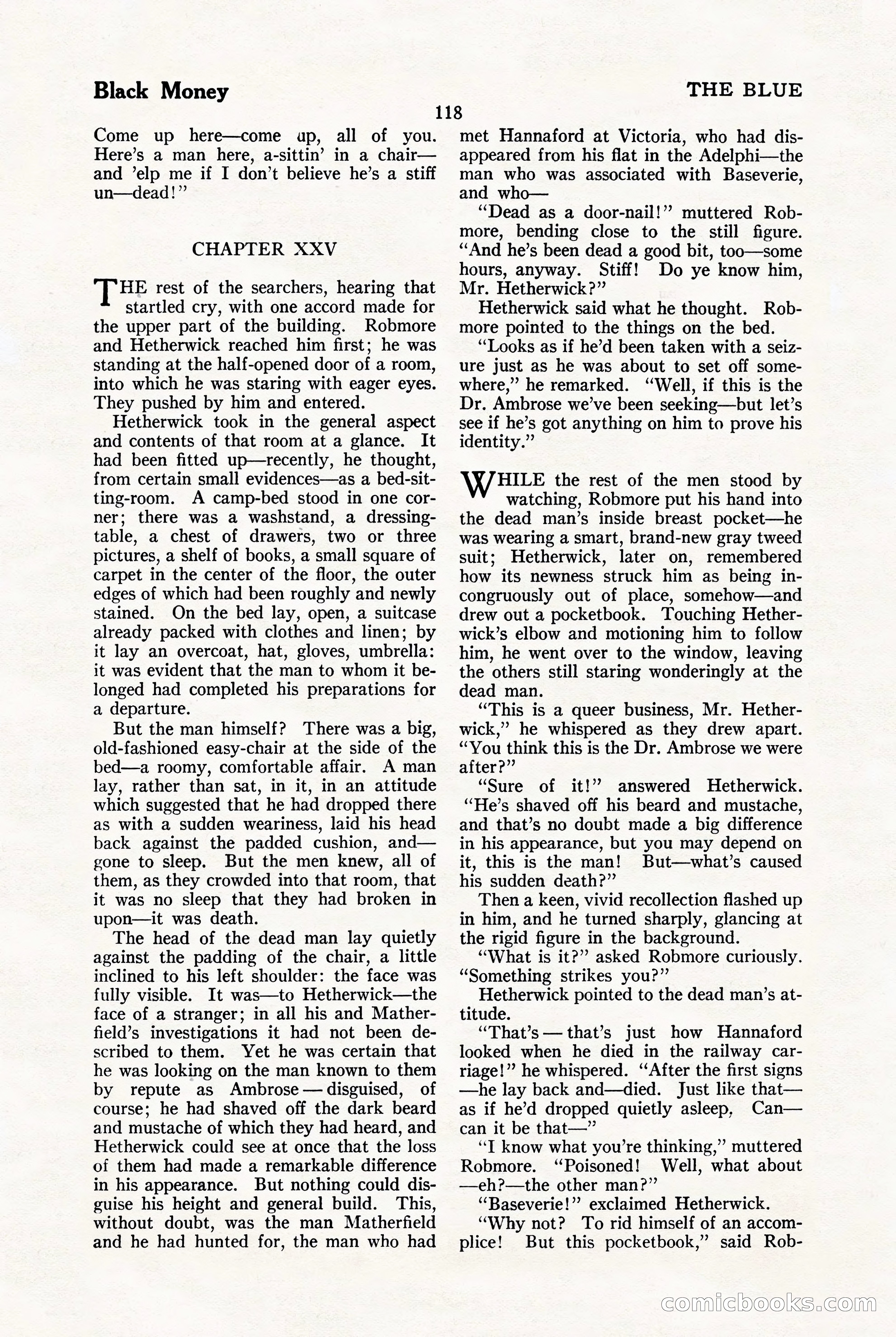 The Blue Book Magazine, January 1923 — page 124 of 212