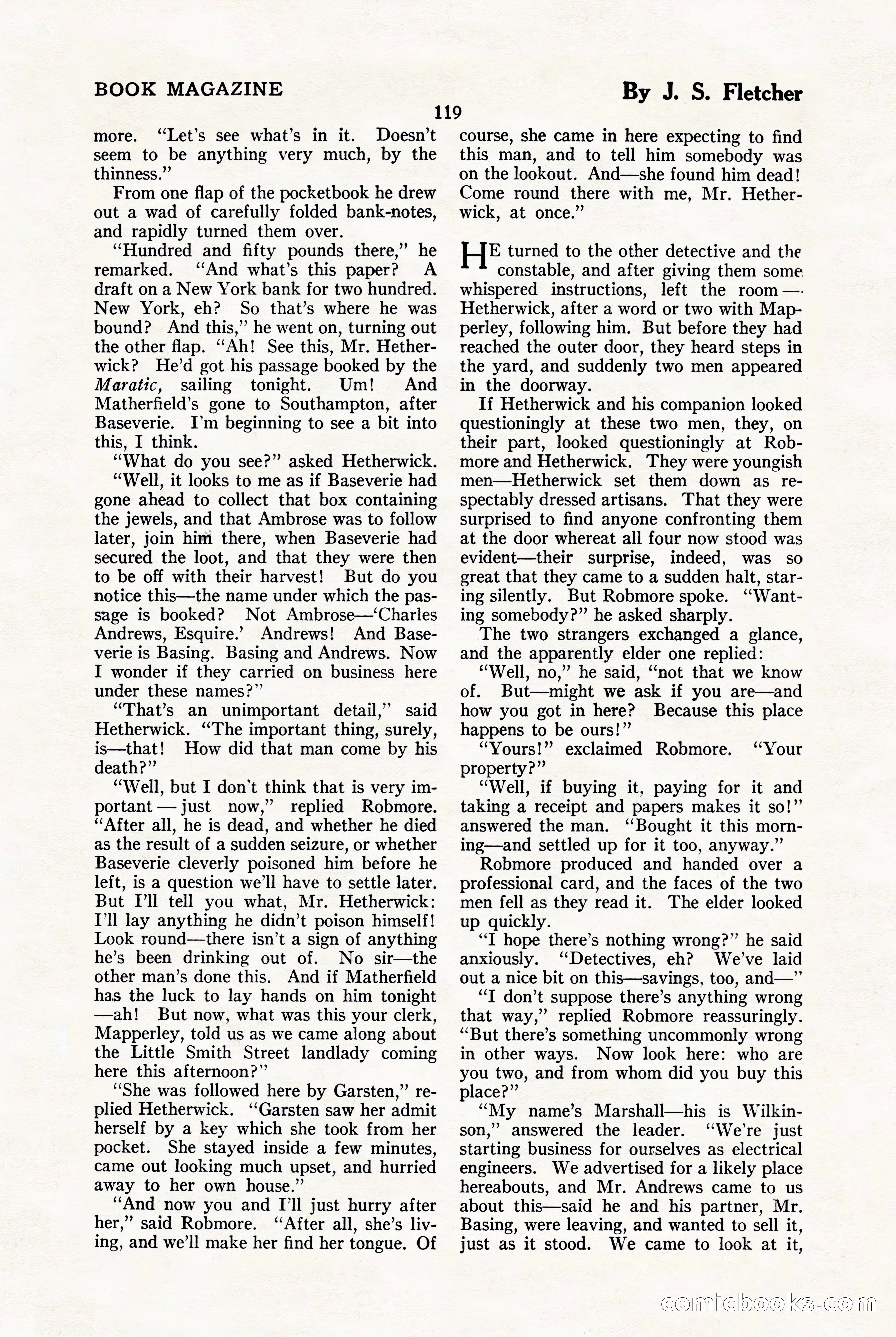The Blue Book Magazine, January 1923 — page 125 of 212