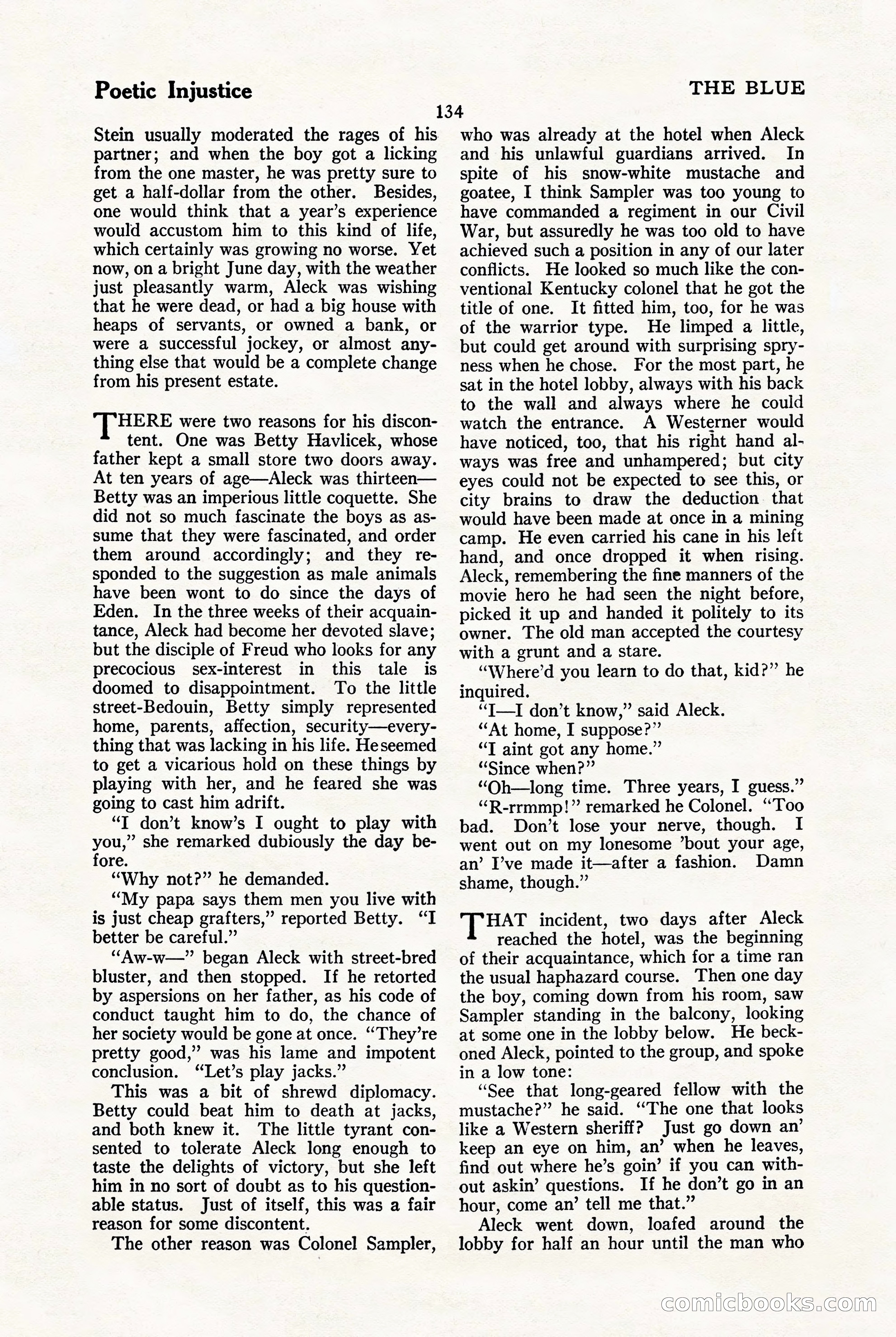 The Blue Book Magazine, January 1923 — page 140 of 212