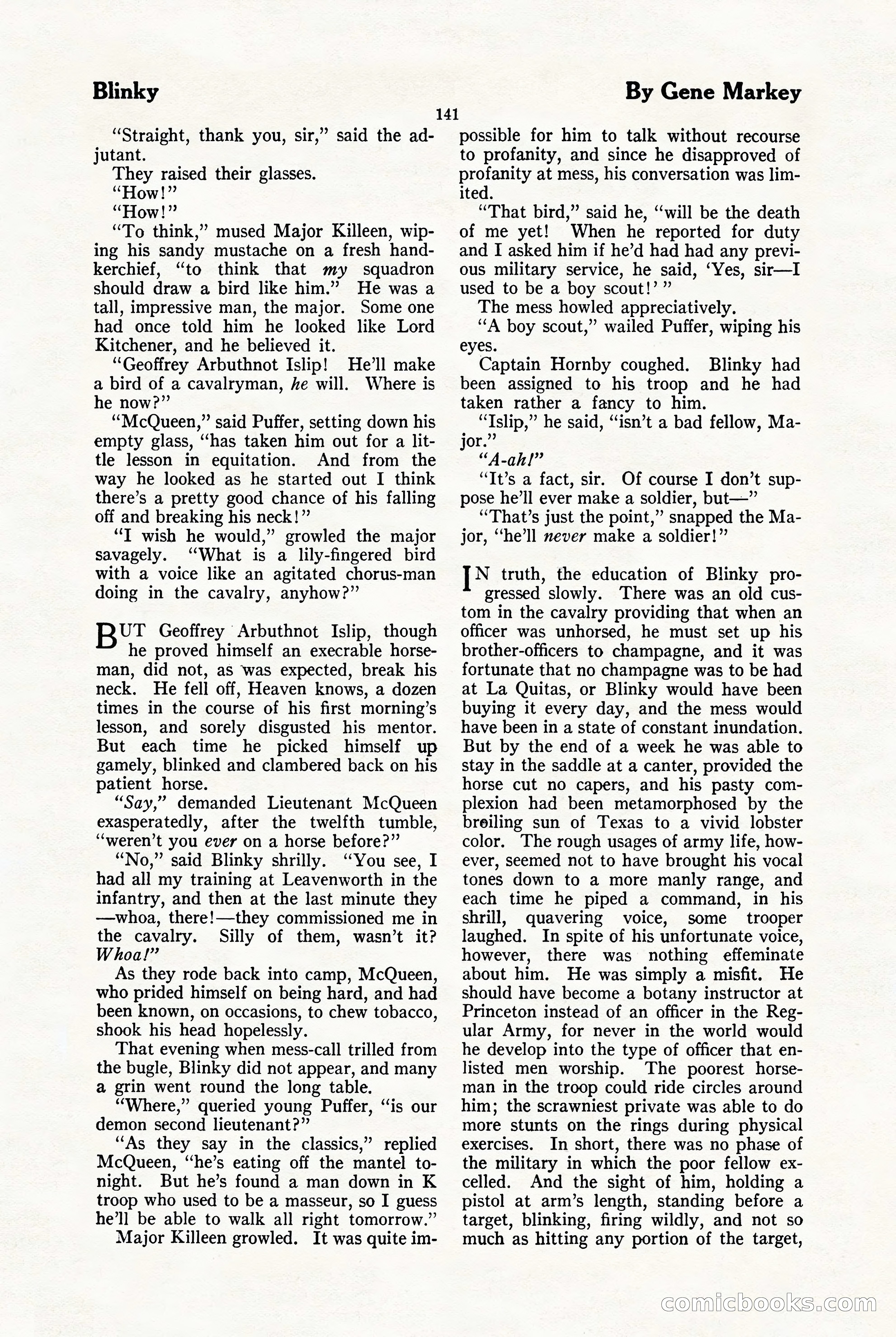 The Blue Book Magazine, January 1923 — page 147 of 212