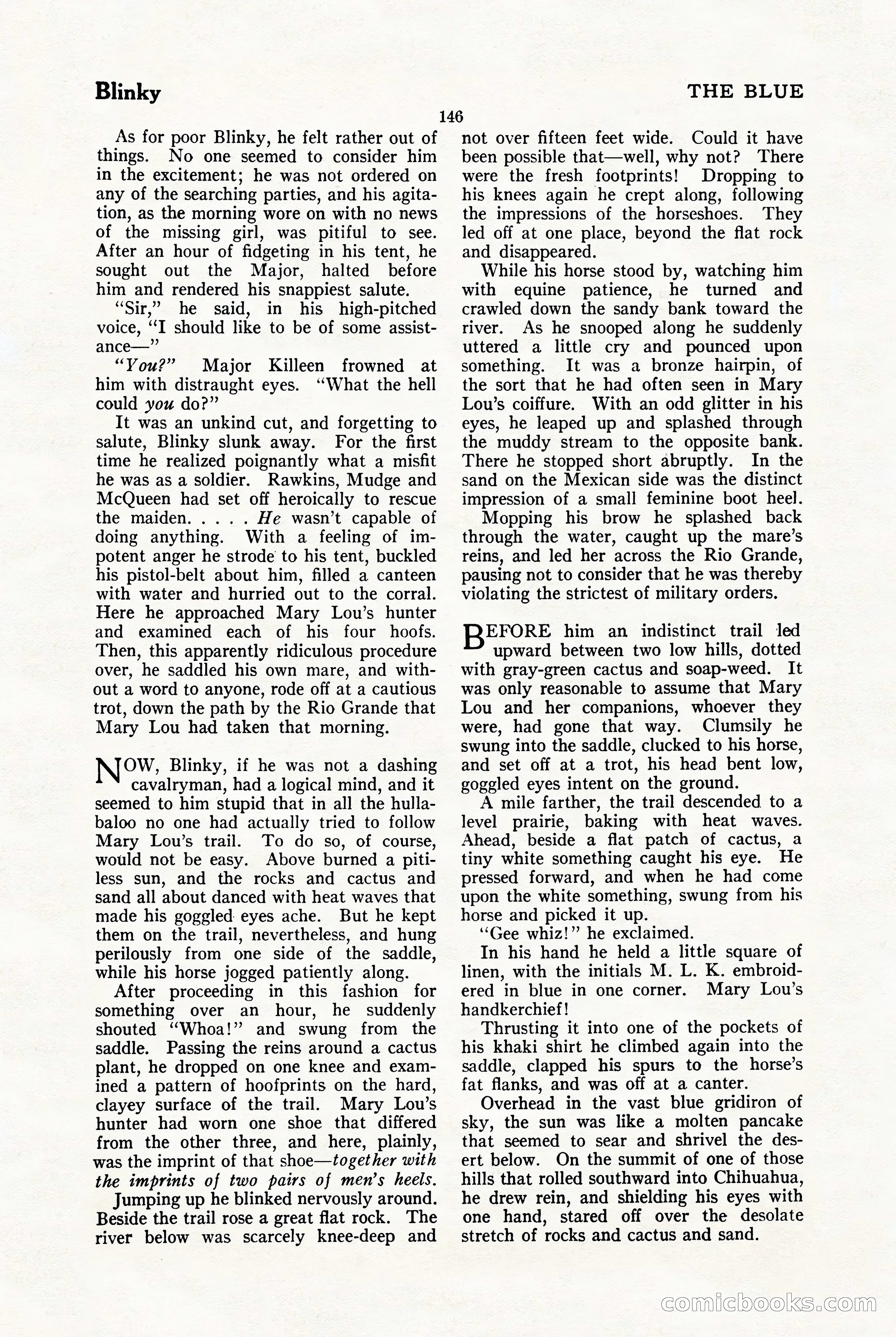 The Blue Book Magazine, January 1923 — page 152 of 212