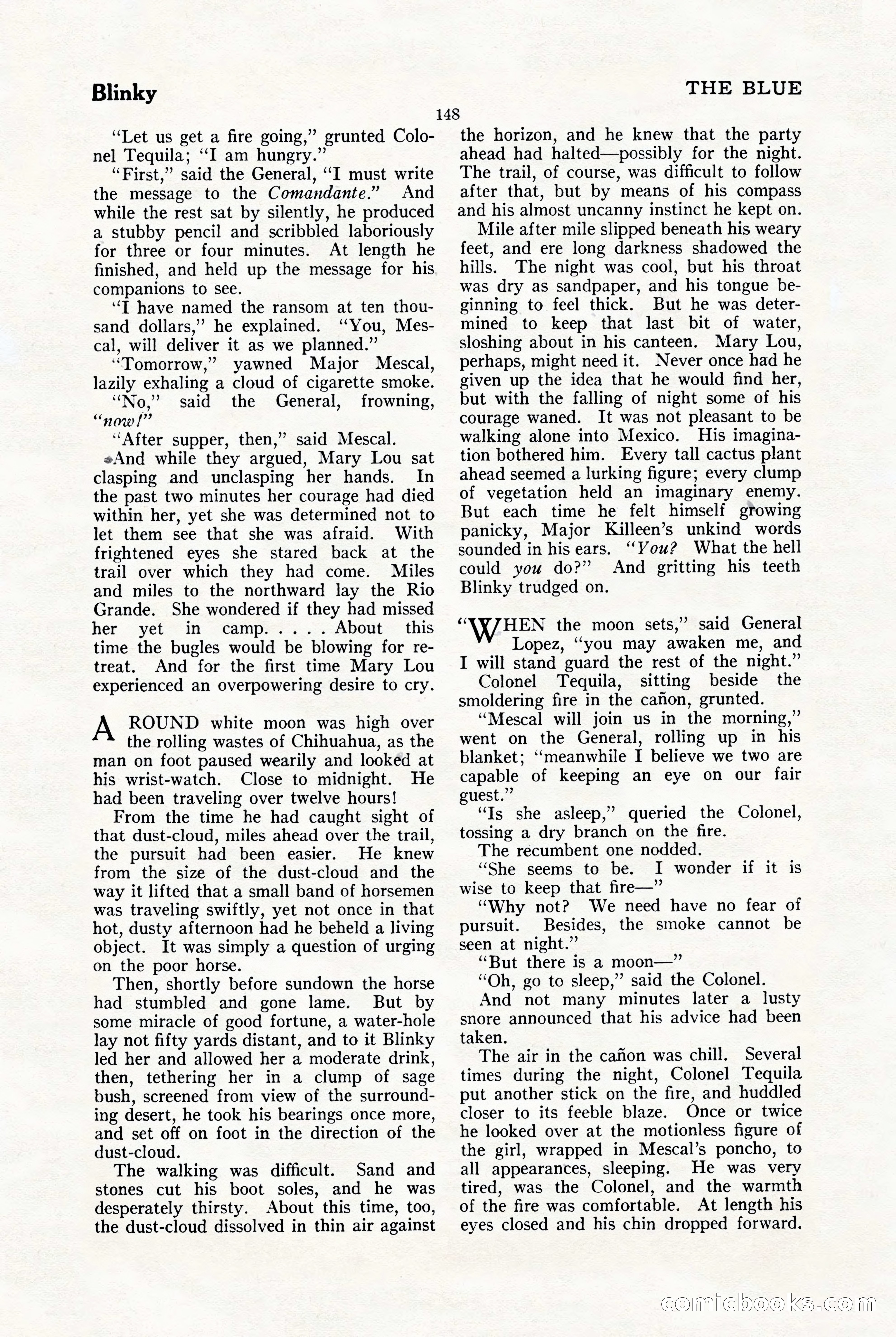 The Blue Book Magazine, January 1923 — page 154 of 212
