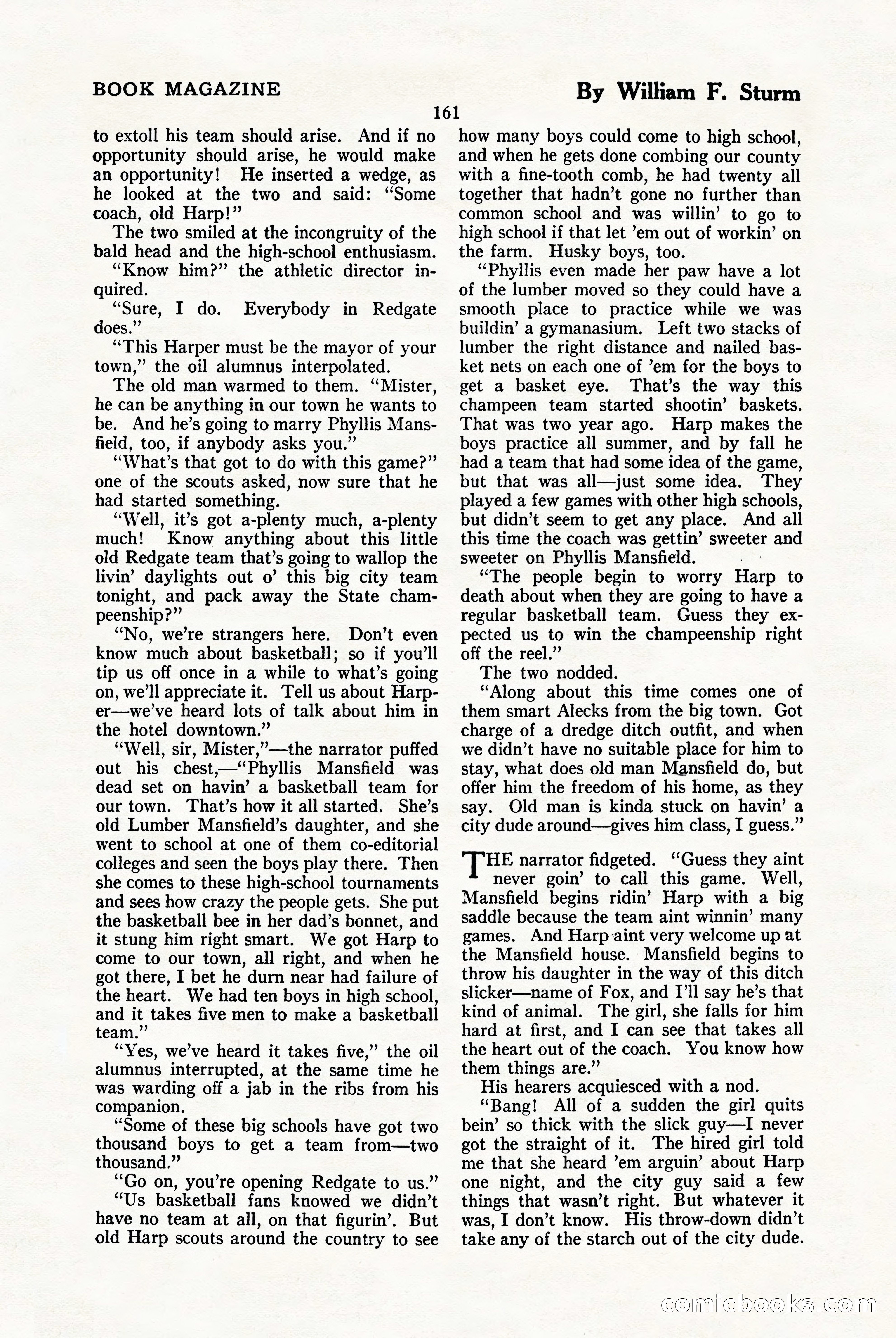 The Blue Book Magazine, January 1923 — page 167 of 212