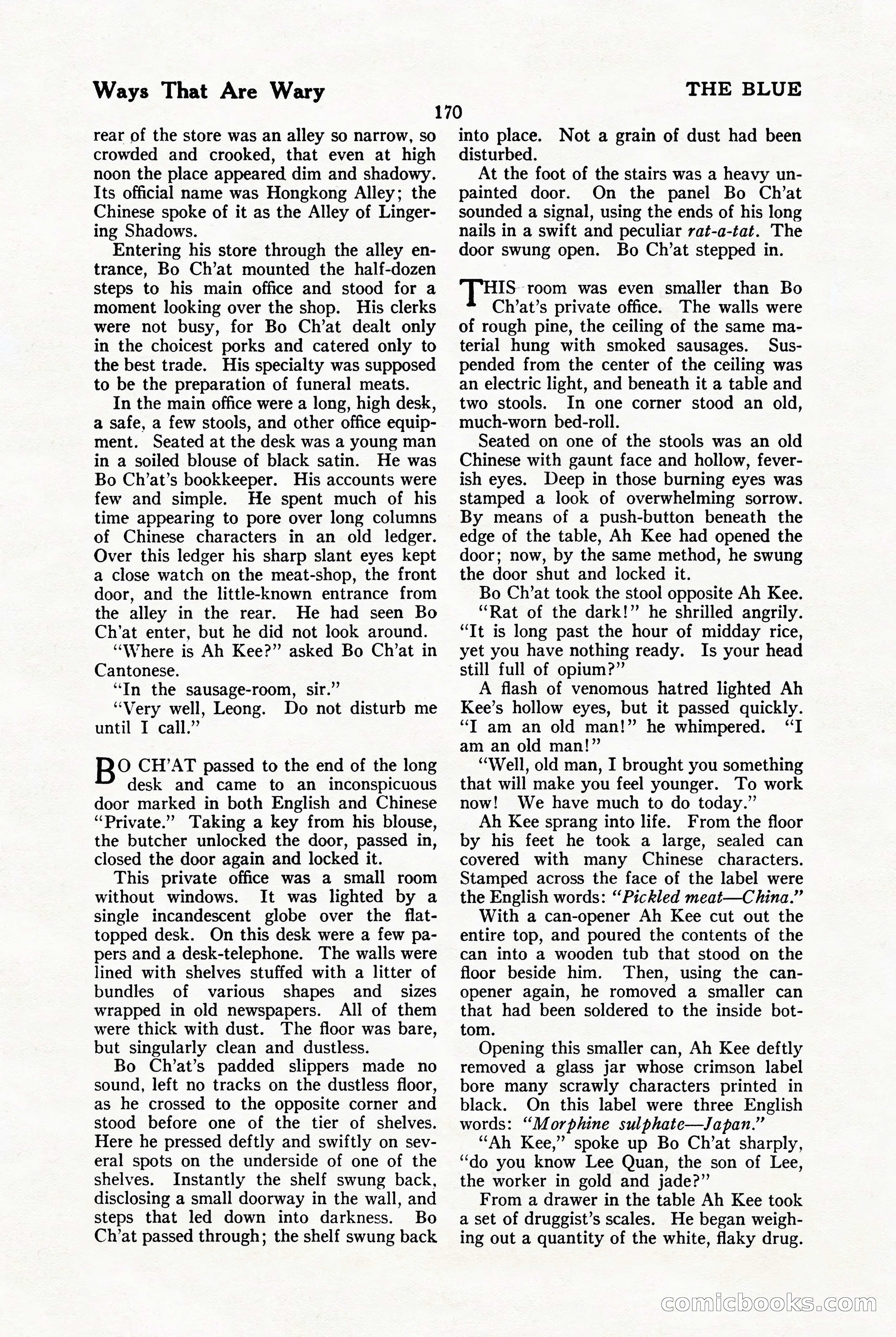 The Blue Book Magazine, January 1923 — page 176 of 212