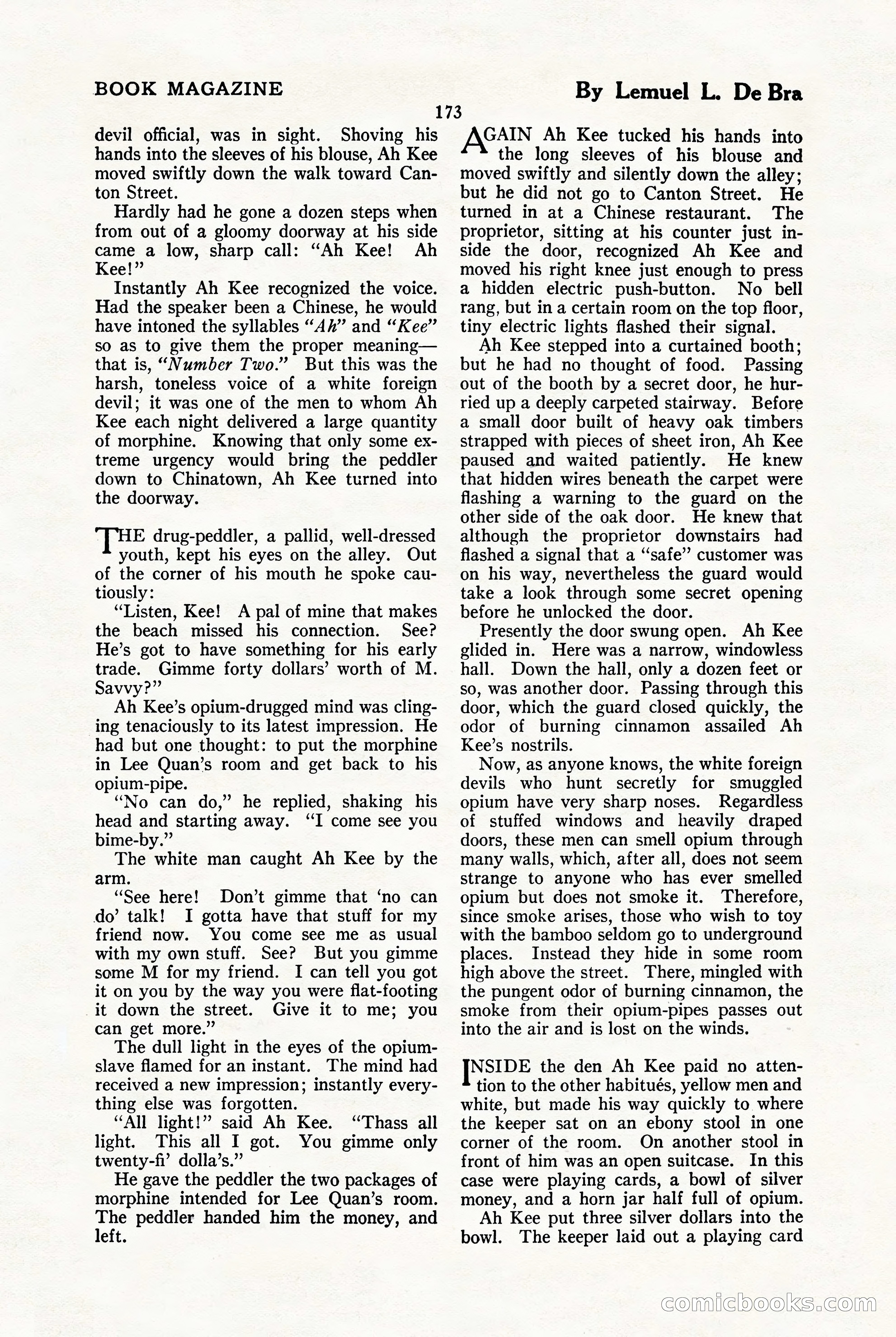 The Blue Book Magazine, January 1923 — page 179 of 212