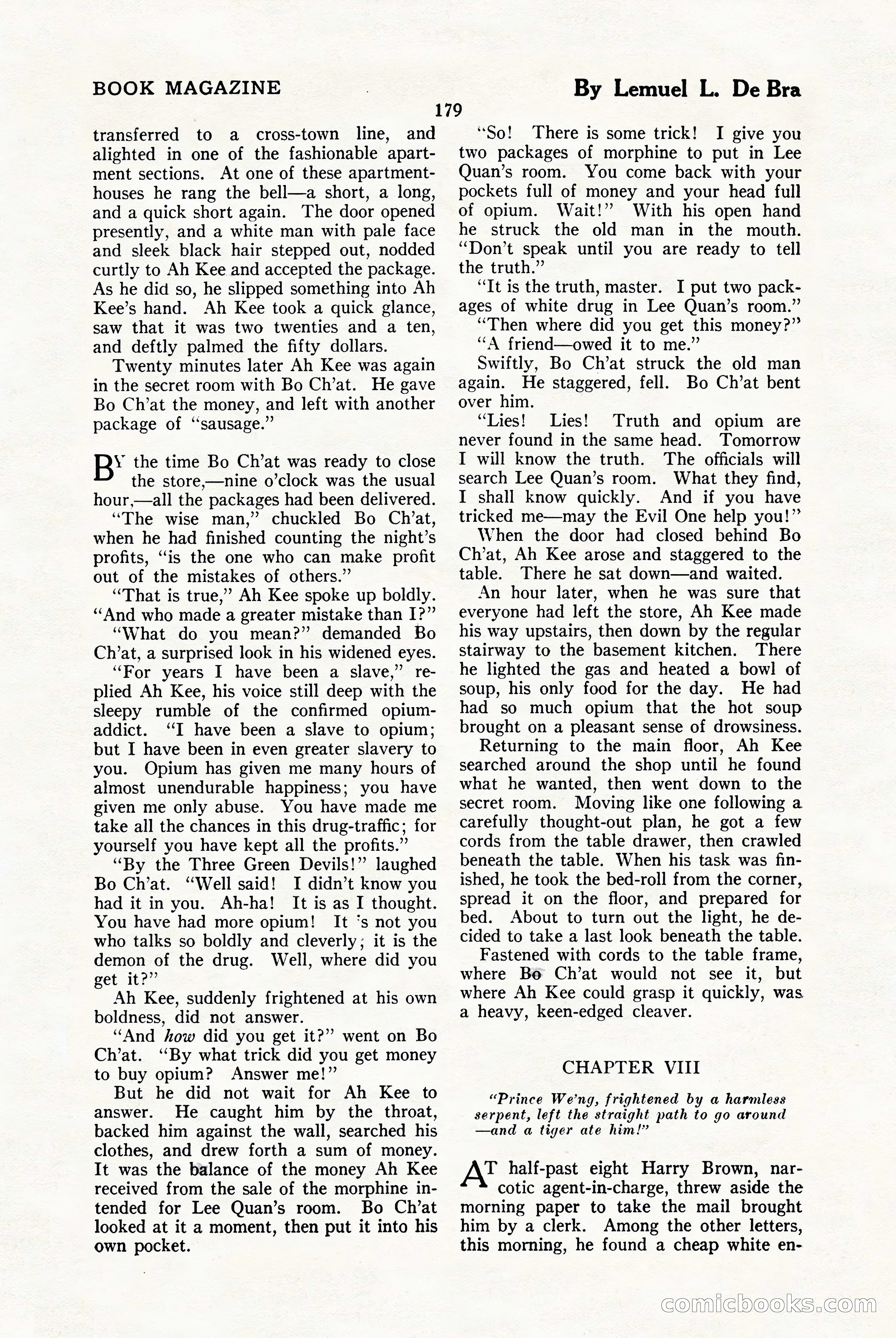 The Blue Book Magazine, January 1923 — page 185 of 212