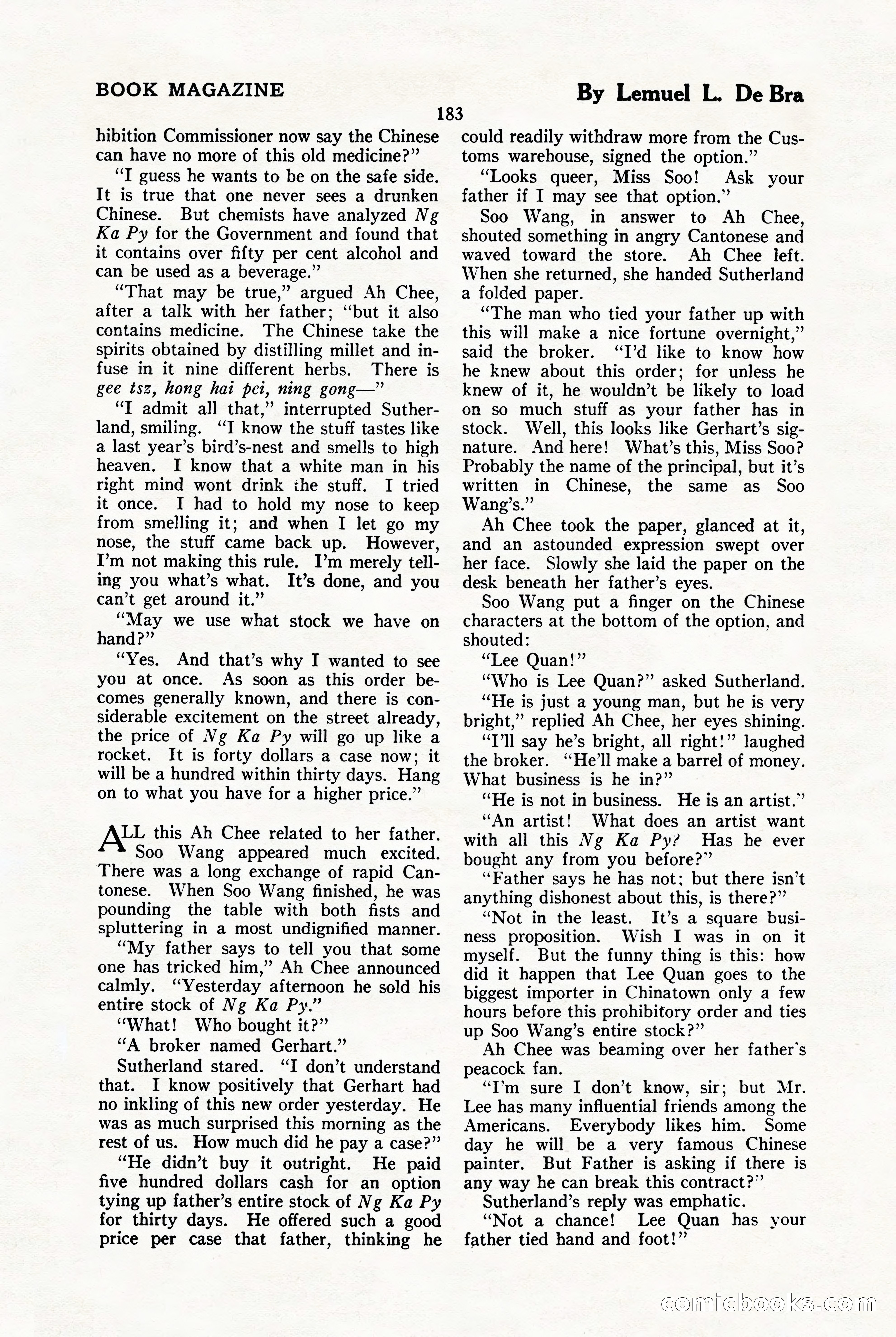The Blue Book Magazine, January 1923 — page 189 of 212