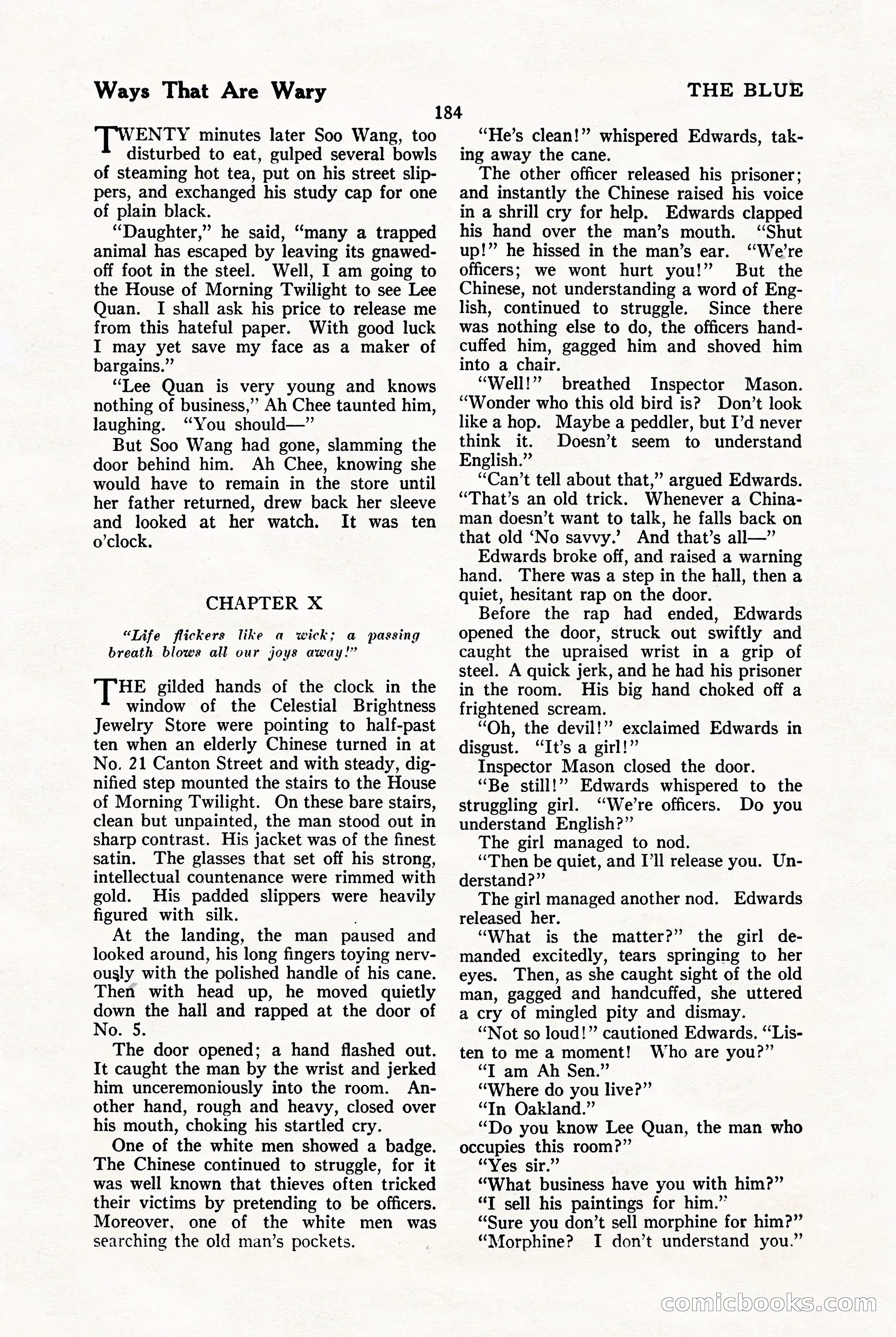 The Blue Book Magazine, January 1923 — page 190 of 212