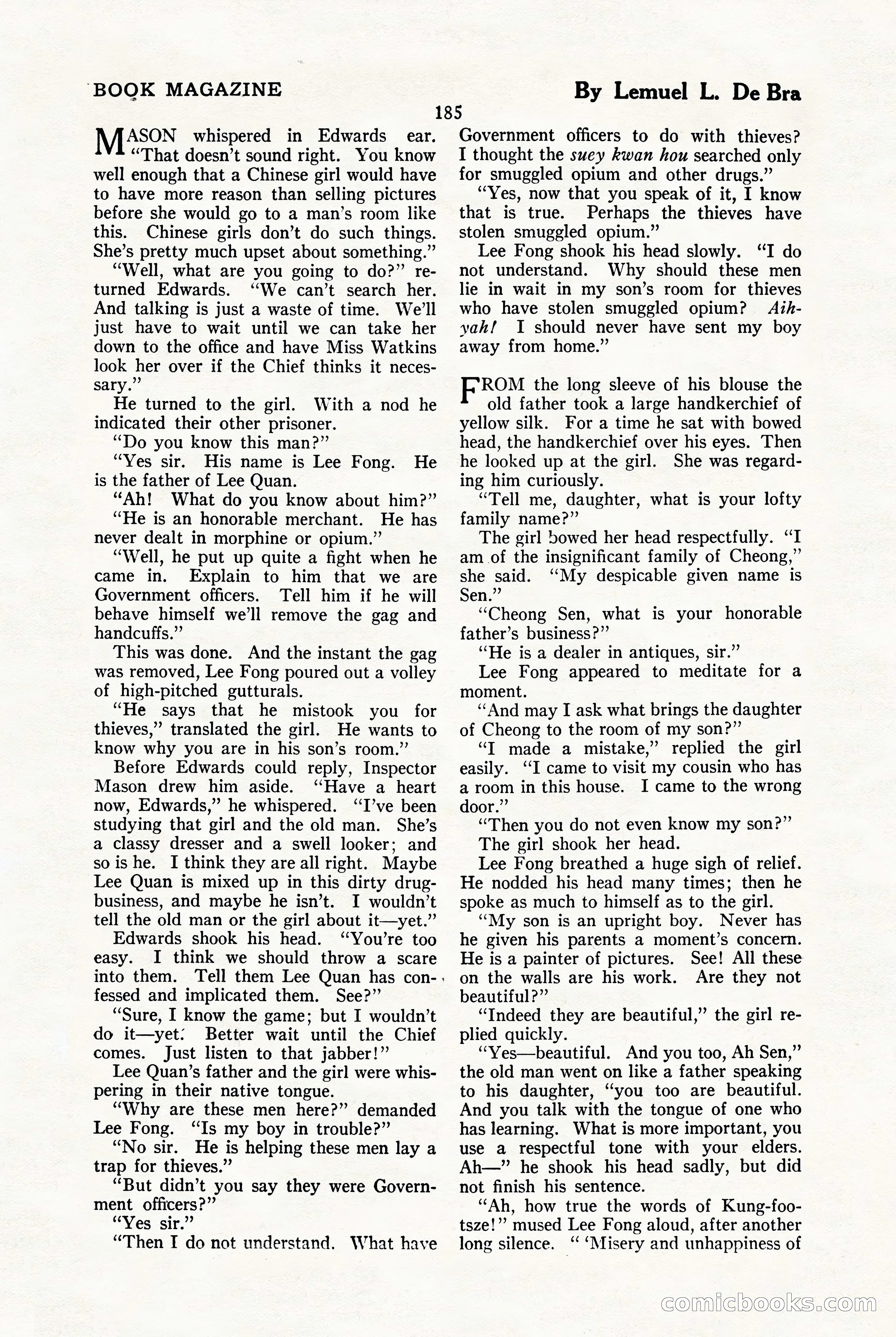 The Blue Book Magazine, January 1923 — page 191 of 212