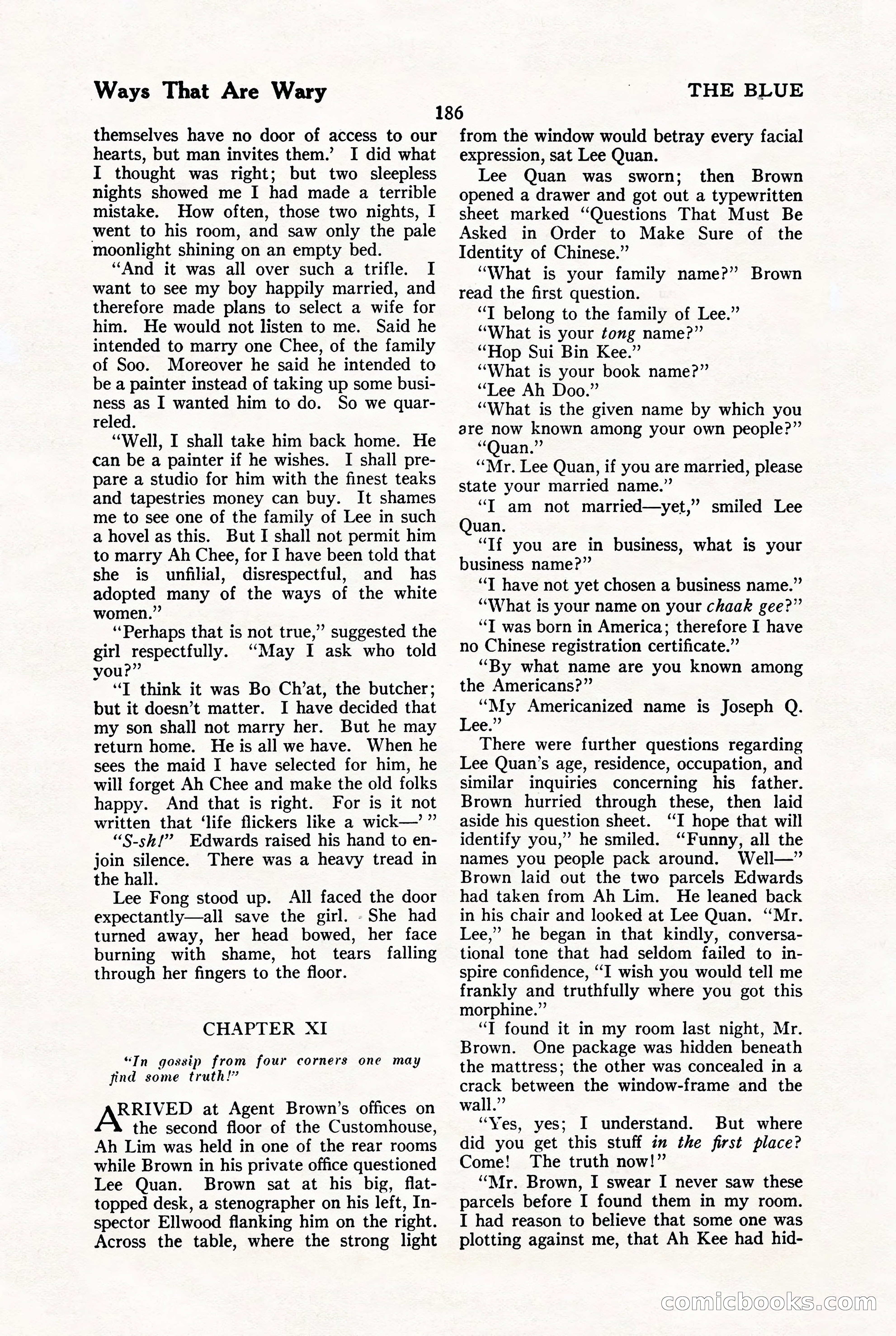 The Blue Book Magazine, January 1923 — page 192 of 212