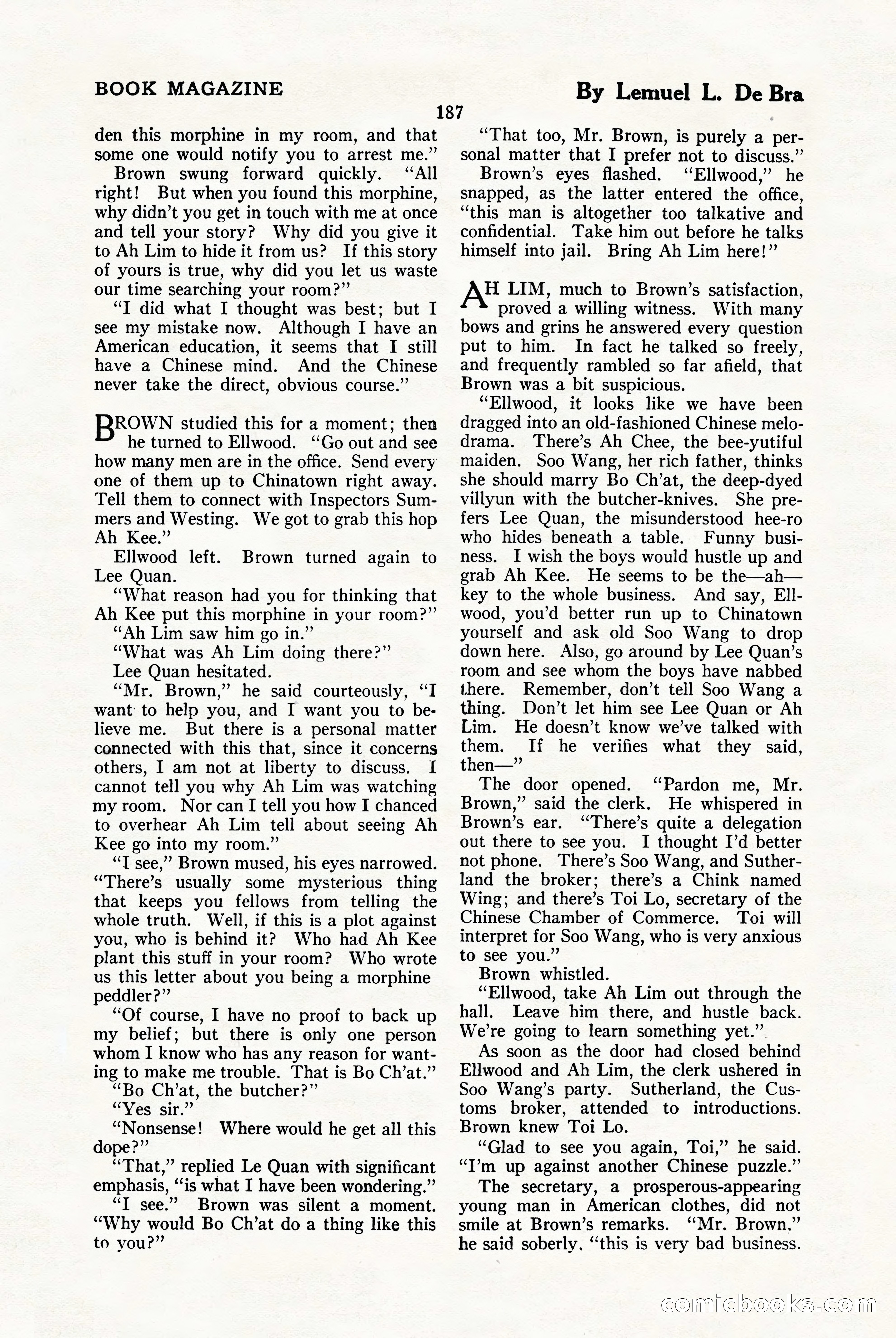 The Blue Book Magazine, January 1923 — page 193 of 212