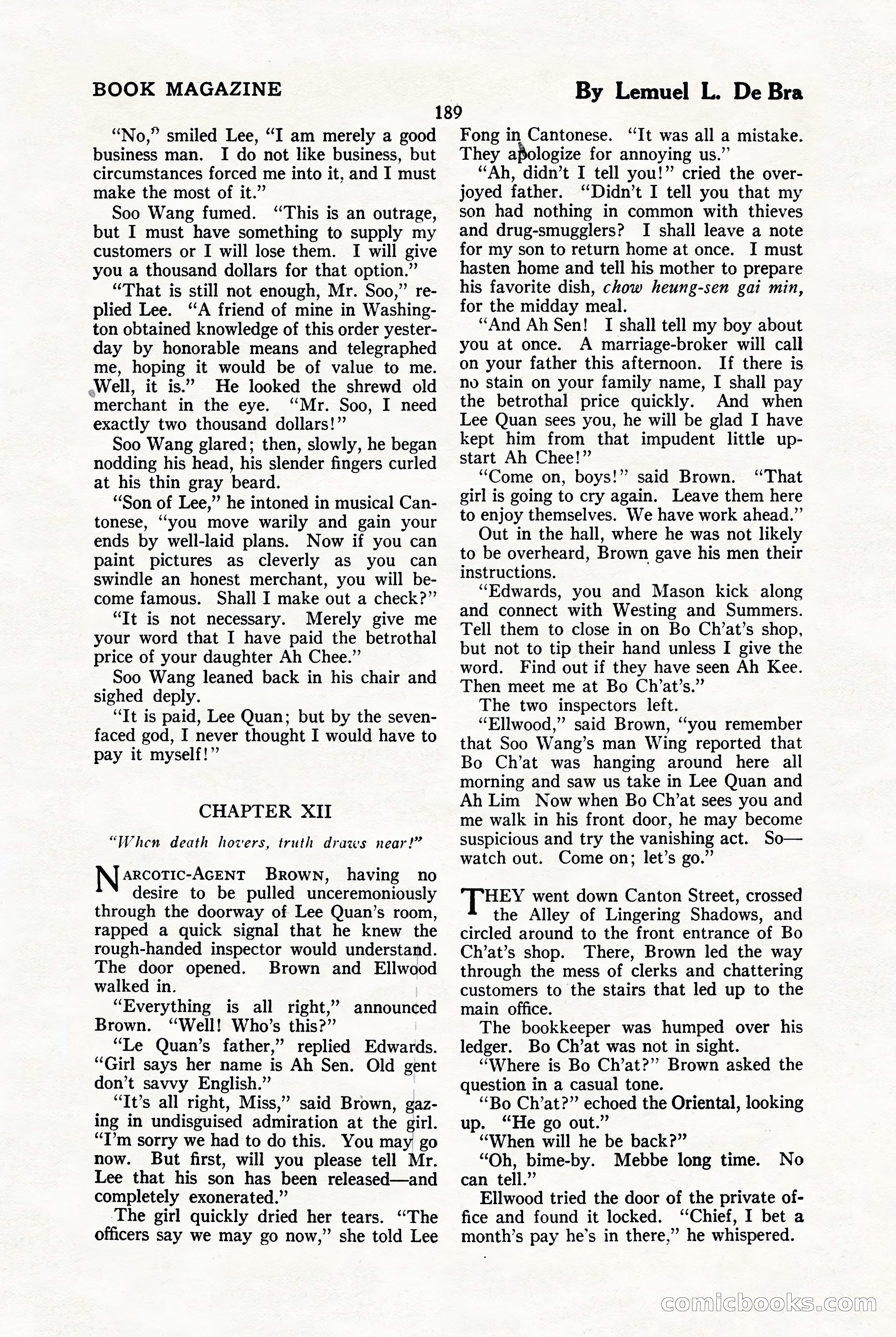 The Blue Book Magazine, January 1923 — page 195 of 212