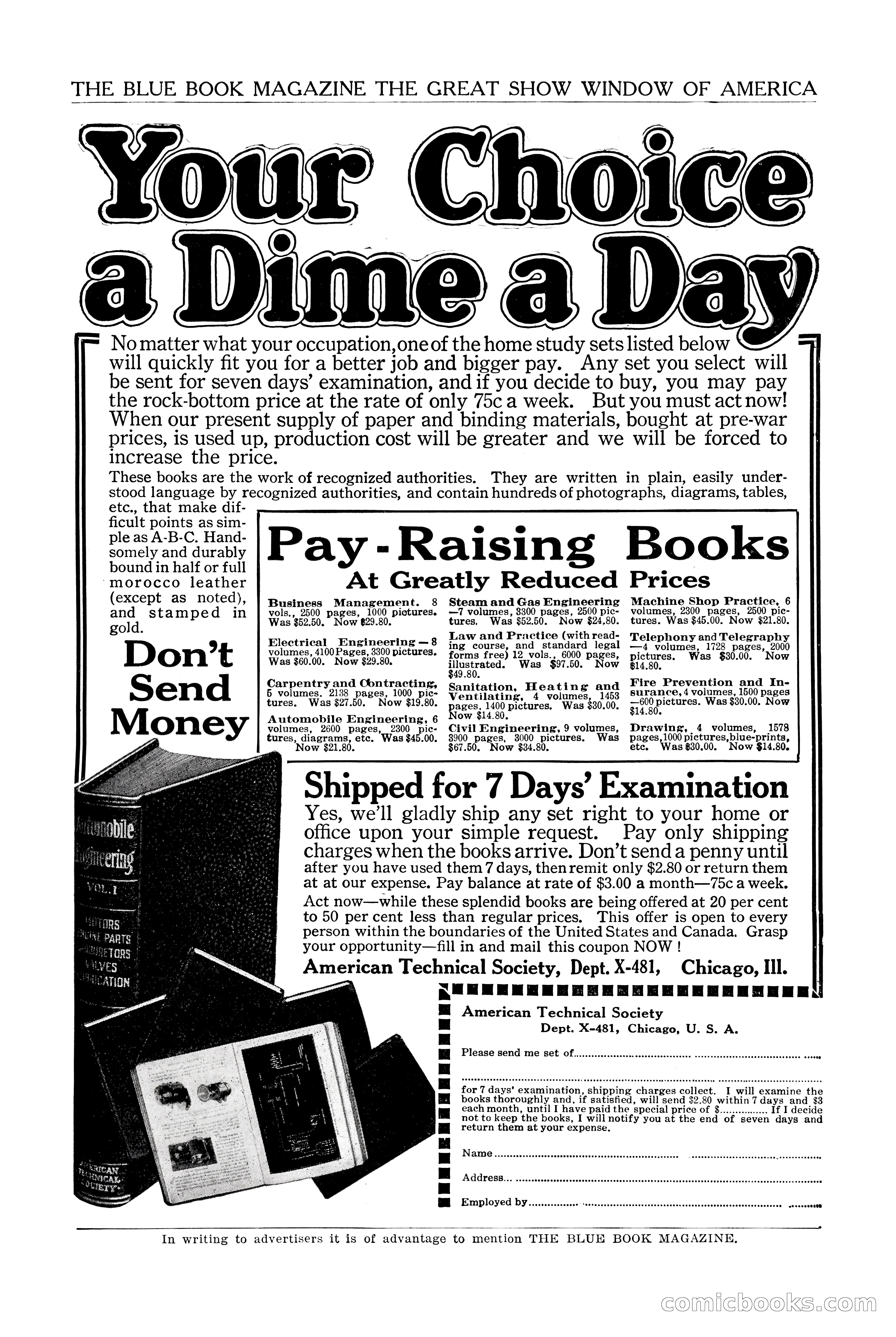 The Blue Book Magazine, January 1923 — page 203 of 212