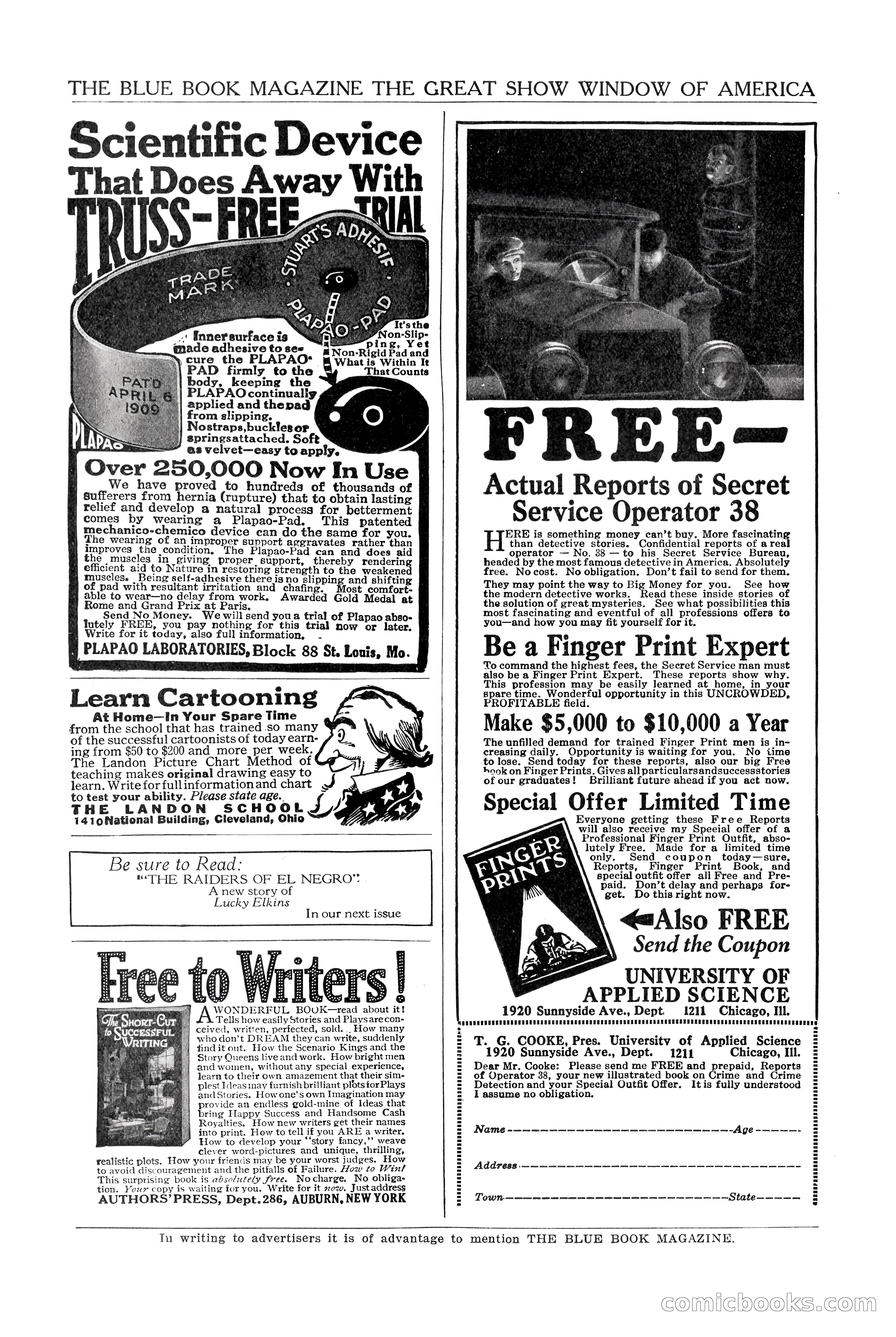 The Blue Book Magazine, January 1923 — page 205 of 212